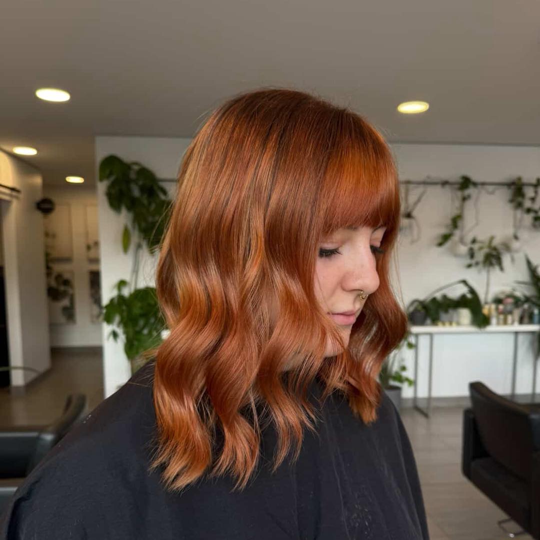 Rich beautiful copper color done by our stylist @hair.byashh_ 🧡
Find her at our 51 Ave location
780 437 9191
www.adarahair.com
#yeg #yeghair #yeghairstylist #yeglocal #edmonton #edmontonhairsalon