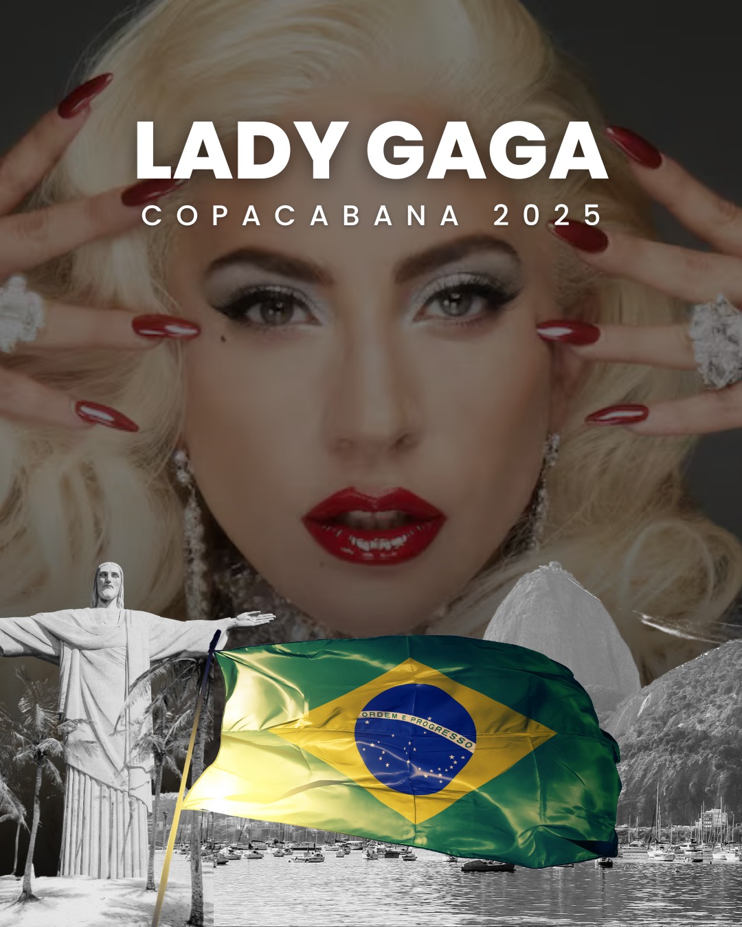 🔥 Lady Gaga hizo historia el pasado 3 de mayo en Río de Janeiro con un show gratuito ante más de 2,1 millones de personas en la playa de Copacabana.
Con una puesta teatral que mezcló ópera gótica y pop descontrolado, Gaga presentó su nuevo álbum Mayhem en lo que fue su regreso triunfal a Brasil 🇧🇷 tras 13 años de ausencia.
Sobre una escenografía gigante de estilo victoriano, abrió la noche con Bloody Mary y desató la locura total con Abracadabra.
🎭 Una diva, un escenario colosal y millones de fans hipnotizados. Gaga, una vez más, redefiniendo lo que significa un show en vivo.