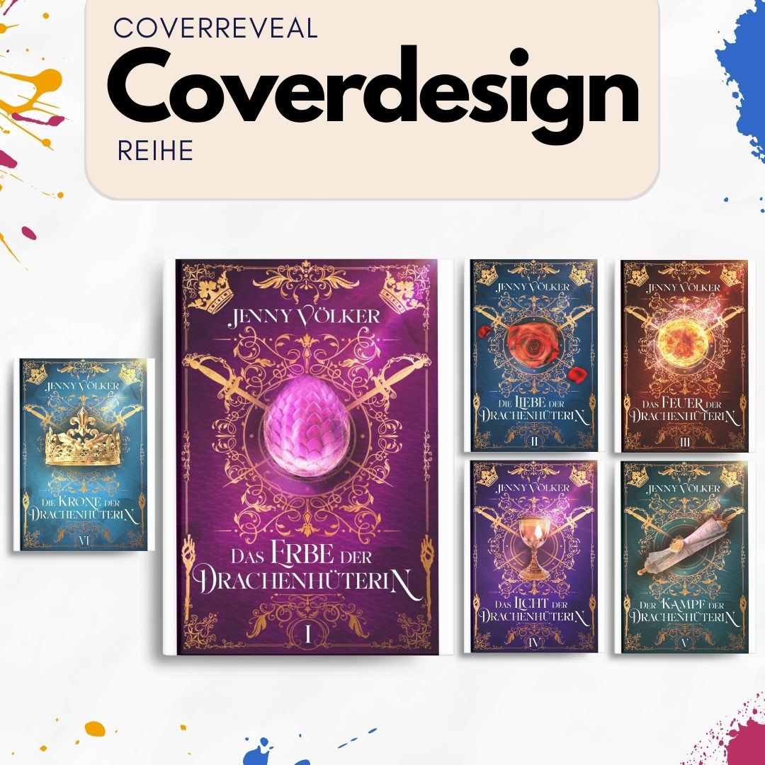 Coverreavel Dienstag!
Diesmal habe ich gleich eine 6-bändige Reihe für euch dabei nämlich die Drachenhüterin von @jennyvoelker_autorin und darum gehts:
Ein vergessenes Drachenei
Eine uralte Prophezeiung
Und eine verbotene Liebe, die alles verändern wird …
Ava ist Einzelgängerin, weshalb ihr die Arbeit im Laden ihrer Tante mehr als gelegen kommt. Dabei sollte sie allmählich etwas aus sich machen – zumindest wenn es nach ihrer Tante ginge. Doch das Schicksal wartet nur darauf, ihr Leben in seinen Grundfesten zu erschüttern.
Als sie ein Drachenei findet, wird ihr Alltag schlagartig auf den Kopf gestellt und sie landet in einer Welt voller alter Geheimnisse und gefährlicher Magie. Gejagt von den Soldaten des Königs muss sie nicht nur um ihr Leben kämpfen, sondern auch das Geheimnis des Dracheneis bewahren. Sie muss jemanden finden, der es in Sicherheit bringt, damit sie in ihr altes Leben zurückkehren kann.
Ihre einzige Hoffnung ist Kilian, der mächtigste Drachenkämpfer des Reiches. Ein einziger Blick von ihm genügt und ihr Herzschlag schwingt in ungeahnte Höhen. Er sieht verboten gut aus und weckt Gefühle in ihr, die sie gar nicht haben will. Aber der Drachenkämpfer hat ein Geheimnis, das ihr zum Verhängnis werden könnte.
Begleite Ava in das vergessene Reich der Drachen und sei dabei, wenn eine normale Frau über sich hinauswächst, das Schicksal zuschlägt und das Unmögliche möglich wird.