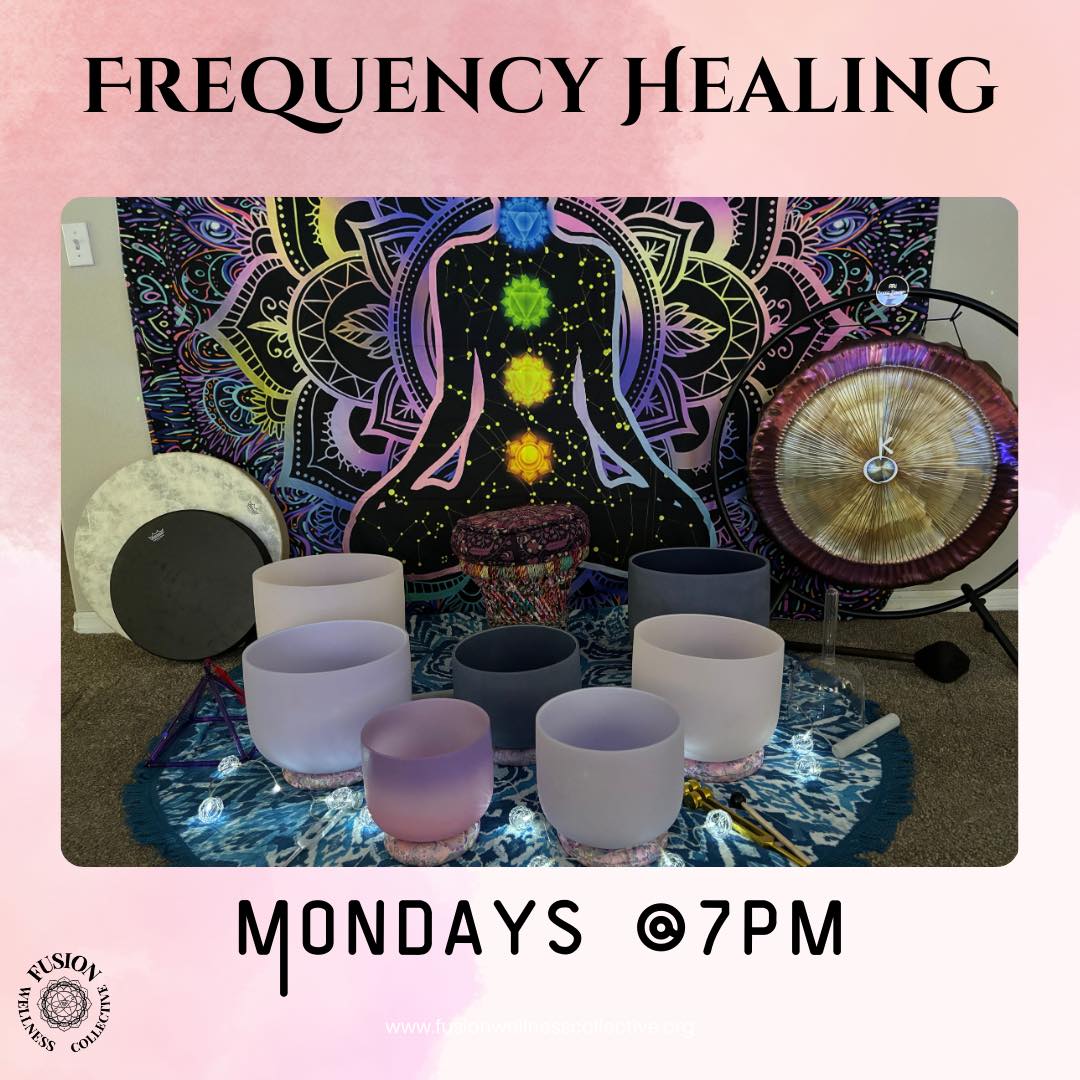 🌌✨Unlock the Healing Power of Sound! ✨🌌
Join us Monday evenings for a transformative sound bath experience, where the profound insights of visionaries like Albert Einstein and Nikola Tesla come alive! 🌟
🔊 Did you know? Einstein believed that everything in the universe is a vibration, and Tesla famously said, “If you want to find the secrets of the universe, think in terms of energy, frequency, and vibration.”
In our sound bath, you'll immerse yourself in the healing frequencies of crystal bowls, drumming, gongs, and tuning forks, designed to harmonize your energy and elevate your spirit. 🎶💖
✨ What to Expect:
- Deep relaxation and stress relief
- Enhanced energy flow and balance
- A journey within to discover your inner peace
📅 Mondays @7pm
📍 South Jordan
💸 $11
💫 Spaces are limited! Reserve your spot today by emailing, celeste@fusionwellnesscollective.org and step into a world of healing vibrations.
Let’s align our energies and embrace the magic of sound together! 🌈✨
#FusionWellnessCollective #BreakFree #RiseAbove #ElevateFromWithin #NonProfit #501c3 #HealingJourney #FindYourTribe #SoundBath #HealingFrequencies #EnergyHealing #Einstein #Tesla #Meditation #SelfCare #WellnessJourney #SoundTherapy #VibrationalHealing