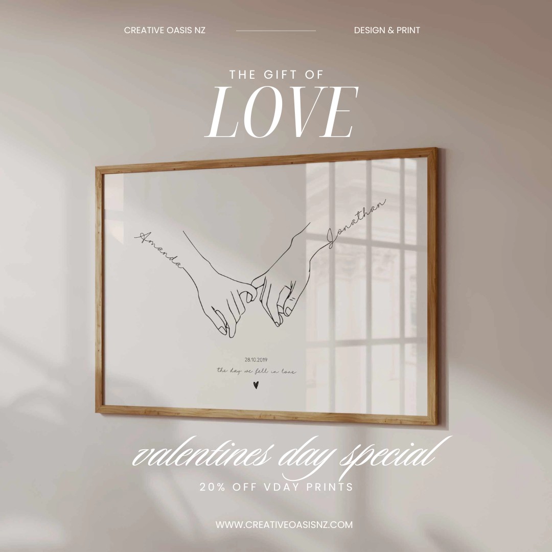 LOVE IS IN THE AIR β€οΈ
The month of LOVE has arrived. We have a beautiful range of gifts inspired by love available to browse online.
Our candles, gift sets and printed designs will need to be ordered by the end of today.
Use the code LOVE25 to save 20% off this collection
π https://www.creativeoasisnz.com/valentines-gift-ideas?page=4