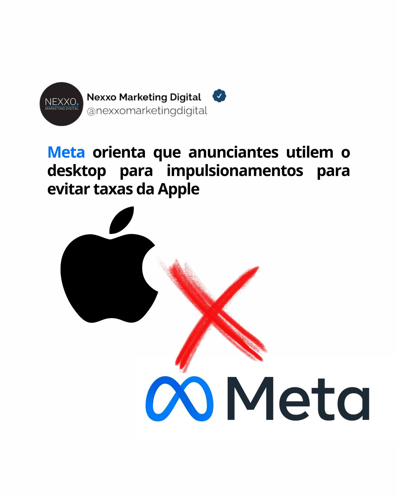 A partir deste mês, a Apple começará a cobrar dos usuários do iOS uma taxa de serviço de 30% em postagens otimizadas quando compradas no aplicativo, o que a Meta está empurrando para os compradores, em vez de absorver esse custo extra.
A atualização está relacionada a uma mudança que a Apple anunciou em outubro de 2022 , na qual a Apple afirma que:
“As compras digitais de conteúdo experimentado ou consumido em um aplicativo, incluindo a compra de anúncios para exibição no mesmo aplicativo (como vendas de “impulsos” para postagens em um aplicativo de mídia social) devem usar a compra no aplicativo.”
A Apple afirma que trabalha com Meta há mais de um ano para facilitar essa transição, que entrará em vigor em breve, começando pelos usuários nos EUA
A resposta de Meta , no entanto, ainda parece bastante insatisfeita com o novo arranjo:
“ Para apoiar os milhões de pequenas empresas que usam postagens otimizadas no Facebook e no Instagram, os anunciantes agora podem acessar Instagram.com e Facebook.com em dispositivos móveis e computadores para impulsionar seu conteúdo e evitar uma taxa de serviço de 30% da Apple.”
Meta diz que é necessário cumprir as diretrizes da Apple ou remover postagens otimizadas como opção de anúncio.
“Não queremos remover a capacidade de impulsionar postagens, pois isso prejudicaria as pequenas empresas, tornando o recurso menos detectável e potencialmente privando-as de uma forma valiosa de promover seus negócios.”
Como tal, em vez disso, está orientando os anunciantes para seus aplicativos de desktop, onde agora possui processos atualizados configurados para facilitar o aumento de compras e evitar essas taxas extras.
Meta observa ainda que as empresas que adquirirem seu produto Boost no iOS agora serão obrigadas a pagar antecipadamente e adicionar fundos pré-pagos às suas contas para sacar para impulsionar uma postagem.
É difícil tomar partido, porque a Apple facilita a conexão com o consumidor, mas são as plataformas e os desenvolvedores que fazem todo o trabalho na prestação do serviço.
#meta #apple #redesesociais #marketingdigital