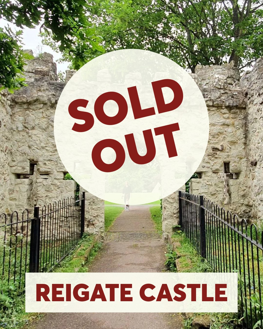 S O L D O U T
See you tonight Reigate!