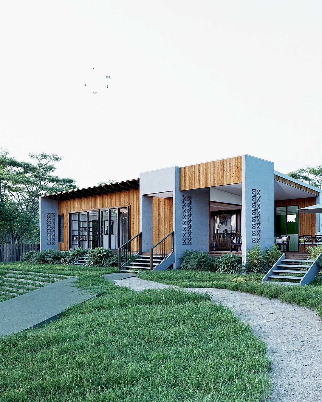 Featuring the Whitty project - This mid-century modern home embraces the sun with north-facing orientation and floor-to-ceiling glazing, filling up the interior with natural light while connecting effortlessly to the lush surroundings.
Ready to create your own sunlit home? Let’s design it together.