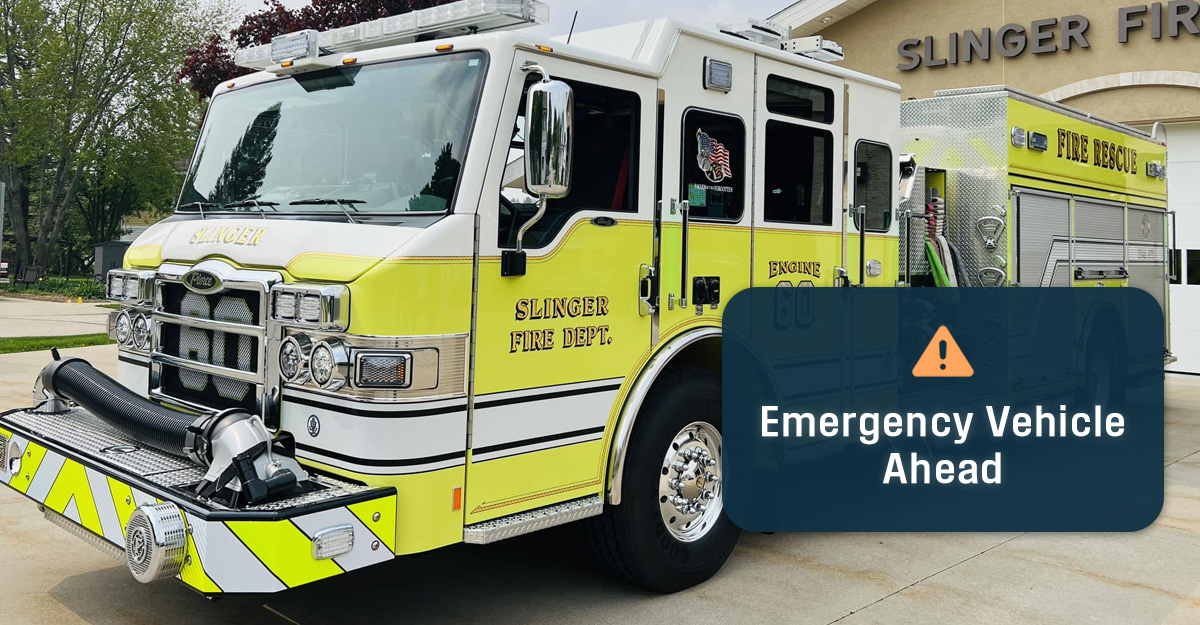 The Slinger Fire Department along with other local departments has a new way to warn drivers that an apparatus is responding to an emergency and motorists need to slow down and move over.
We are now equipped with Safety Cloud® by HAAS Alert. When an emergency vehicle's lights and sirens are activated, Safety Cloud automatically sends digital alerts to nearby drivers. Alerts appear directly in-dash systems in brands including Chrysler, Dodge, Jeep, and Ram vehicles, as well as through Waze and Apple Maps mobile applications.
This advance warning, in addition to traditional lights and sirens, has been proven to protect responders and reduce the likelihood of secondary collisions near roadside incidents by up to 90%. These alerts help facilitate adherence to Wisconsin’s Move Over laws and can significantly reduce collision risks.
For more information about HAAS Alert, visit www.haasalert.com