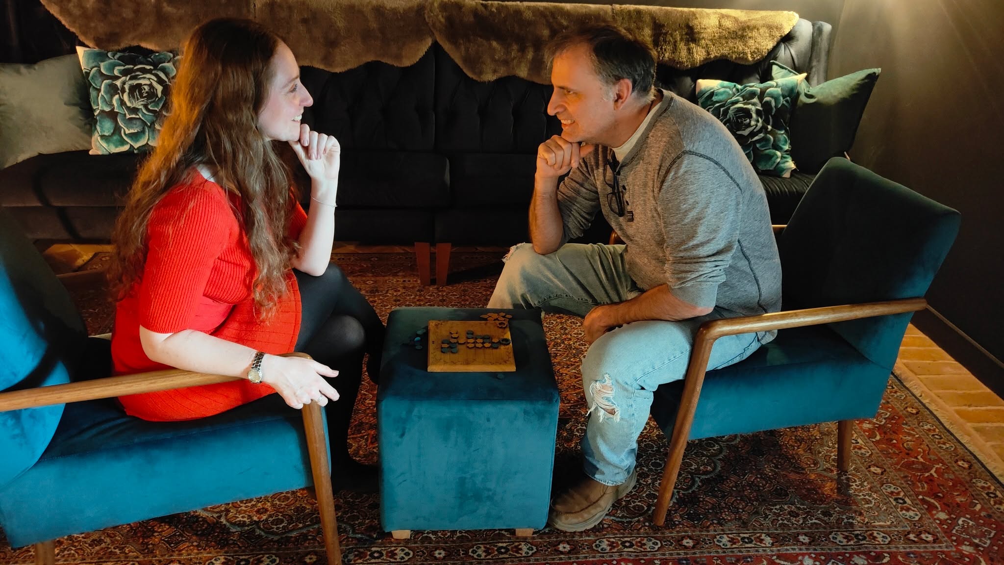 It's designer head to head over a game of Overgrowth. Some venues just lend themselves to gaming and @crumplebury is absolutely one of those locations. Kirsty and Phil sat down for a game of Overgrowth, can you guess who won?
It's probably also a great time to mention that we offer personalised messages on the back of the Overgrowth boards. From 'Couples who game together stay together' to 'Thank you mum for helping me grow' If you want to gift a copy of Overgrowth and have a personal message then contact us directly Play@Ludusvulpes.com
#boardgamenight #twoplayergames #overgrowththeboardgame #ukgamesexpo2025