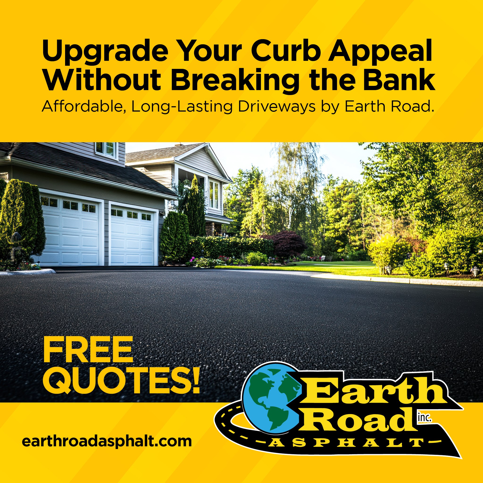 UPGRADE Your Curb Appeal Today!
At Earth Road Inc. Asphalt, we don’t just show up for the final layer — we handle your project from the ground up.
✅ Site Excavation
✅ Expert Asphalt Paving
✅ Long-lasting Sealcoating
From solid prep to that final smooth blacktop finish, we take pride in every step.
Affordable, Long-Lasting Driveways by Earth Road. Call for a quote today!
📞 315-253-9060
📍 Auburn, NY | Serving Central NY
🔗 https://bit.ly/2PwFZoN
#EarthRoadAsphalt #BuiltToLast #CompletePaving #WME
#ExcavationExperts #SealcoatingProtection #CentralNYPaving
#BlacktopDoneRight #AsphaltLife #KickingAsphalt #TheDrivewayExperts #ASpanoCompany #AuburnNY #SyracuseNY #CentralNY