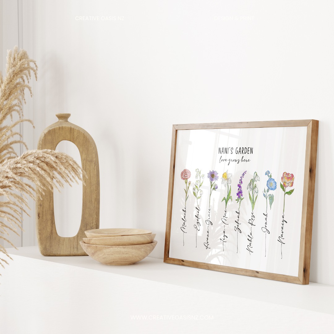 MOTHER'S DAY DATES
Please see below our closing dates for orders this Mother's Day
PRINTED AND COURIERED - 30th April
LOCAL ORDERS - 2nd May
DIGITAL FILES - 7th May
π Buy now, pay later with AFTERPAY
π Custom made just for her
www.creativeoasisnz.com