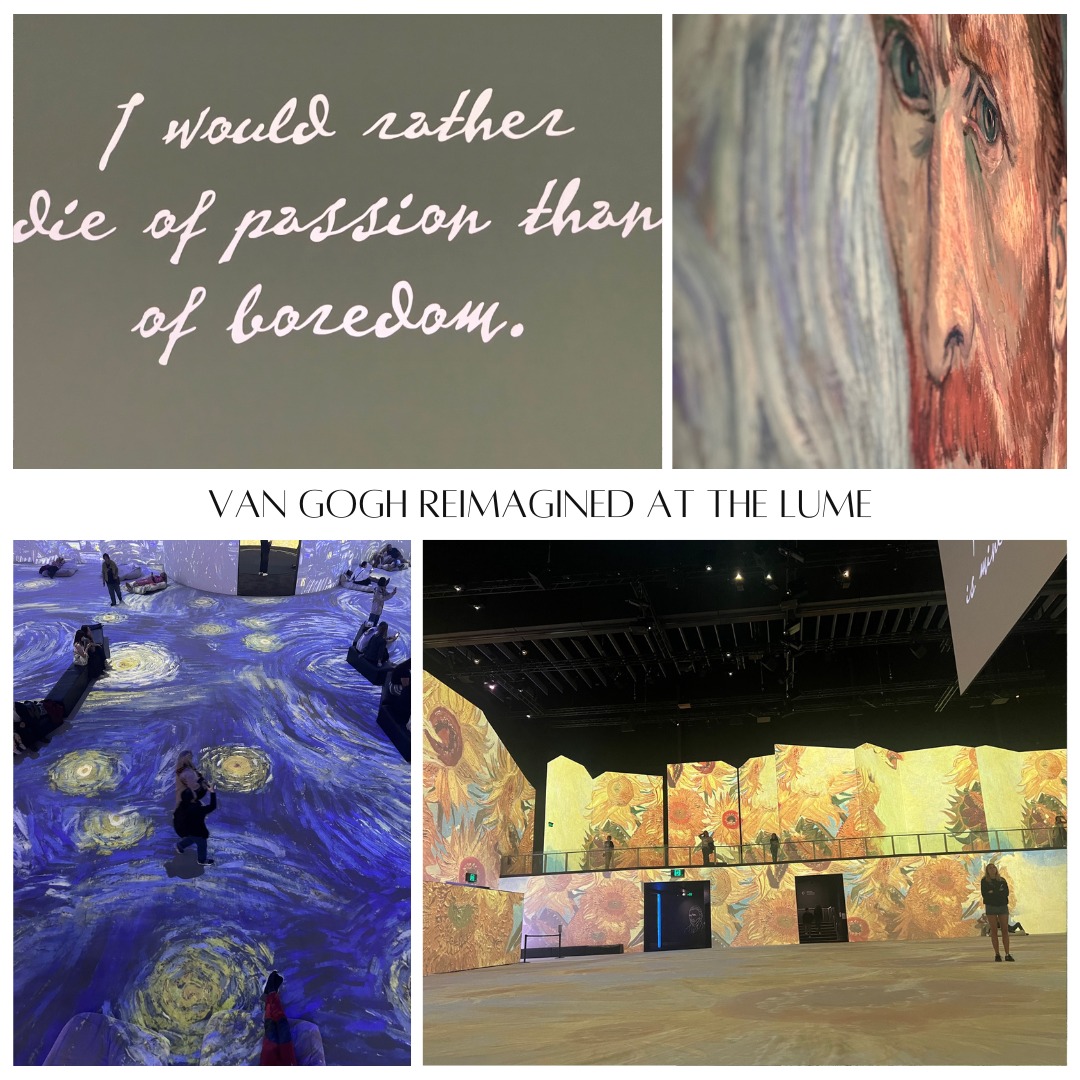Finding inspiration - immersive art experience, Van Gogh reimagined at The Lume in Melbourne. #starrynightvangogh #melbournecity