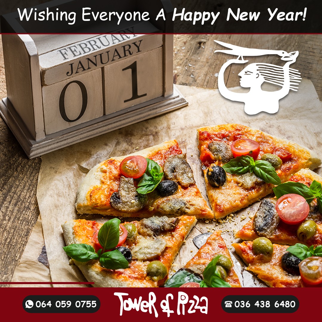 Happy New Year from Tower of Pizza! Start 2025 with a slice of happiness and a topping of cheer. Join us for a delightful day of pizza perfection. New year, same delicious tradition! ๐
๐ https://www.towerofpizza.co.za/
#TowerOfPizza #NewYearsDay #Happy2025 #Pizza #LocalEats #PizzaLovers #SouthAfrica