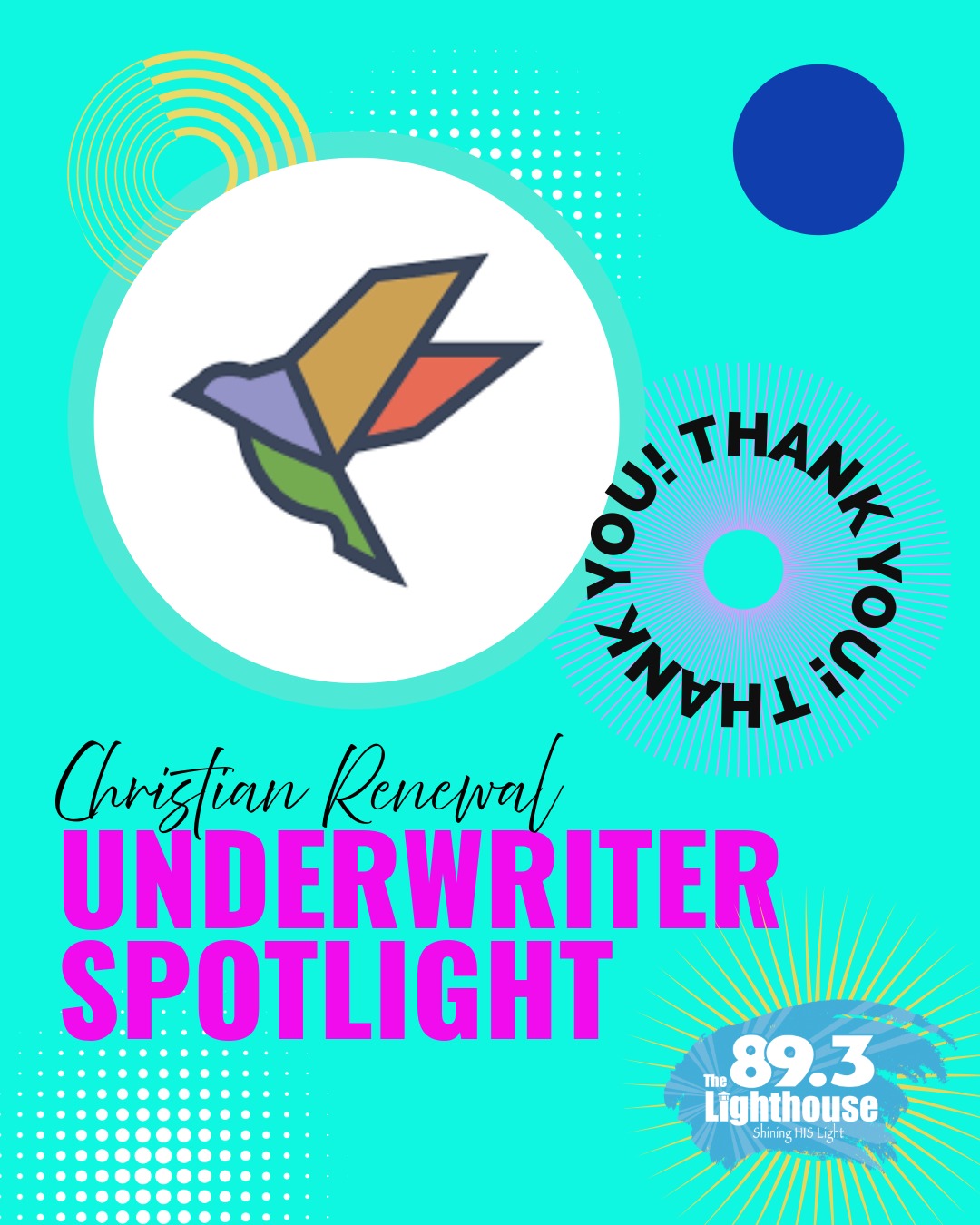 🙌 A Huge Thank You to Christian Renewal - Brunswick! 🙌
We are so grateful for your support as an underwriter of The Lighthouse WECC. Your partnership helps us Shine His Light every single day across the airwaves and into the hearts of our listeners.
Thank you for believing in this ministry and standing with us as we share hope, truth, and the love of Jesus with our community. 💛
God bless you richly!