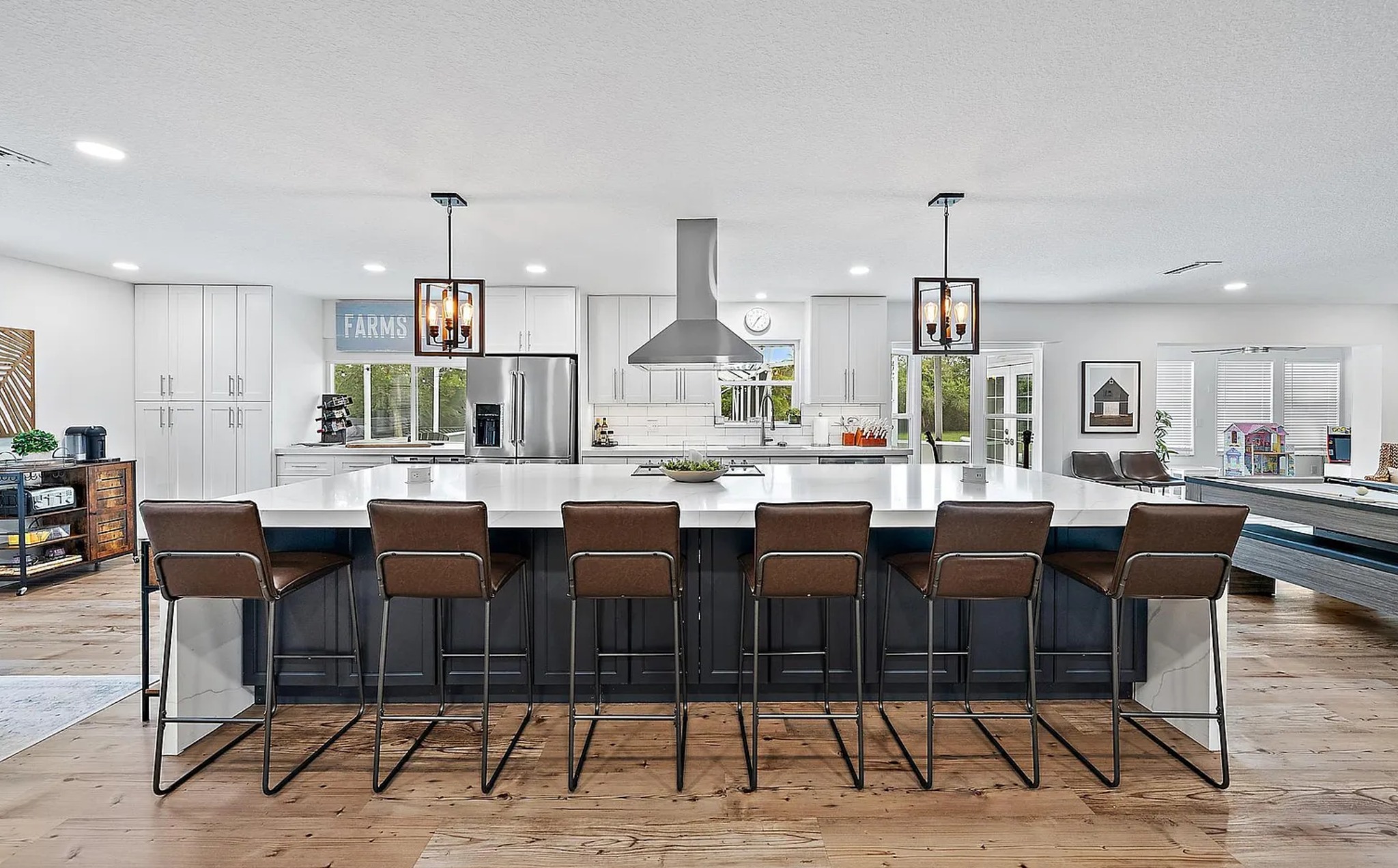 This weekend I'm going to highlight an AMAZING property in Jupiter Farms (one of my favorite hidden gems). This property is available for sale ~ and would be an IDEAL AirBNB property. At just over an acre, it features a screened in pool with a cold plunge, a lush garden paradise with mango trees, and 3,300 sqft of turf for endless activities, including a custom American Ninja Warrior gym. YES - American Ninja Warrior gym. If you actually want to leave the property you are 5 miles from the beach and everything Jupiter has to offer. Stay tuned for more pics and details ~and of course contact me for more info & a tour! #HomeDesign #InteriorDesign #DesignInspiration #DecorLovers #ModernInteriors #InteriorStyling #DecorIdeas #HomeDecor #palmbeachdesign #BeachVibes #FirstImpressions #EntrywayGoals #DecoratorMagic #EntrywayDesign #CoastalLiving #InteriorInspo #palmbeachinteriors #bathroominspiration #palmbeachstyle #palmbeachcounty #floridalife #EternalSummer #interiordecor #palmbeachdesigner