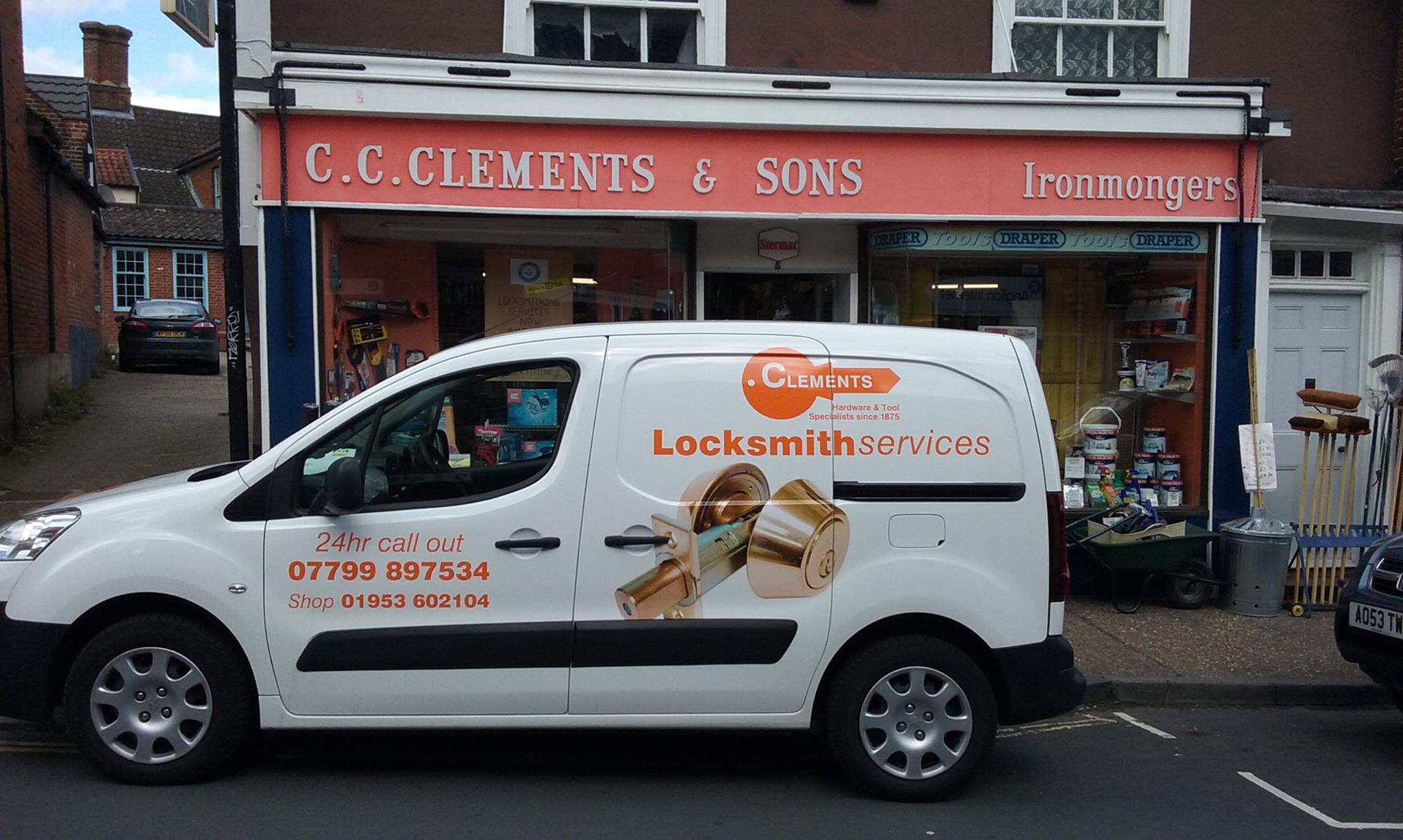 Our locksmith services are currently suspended until further notice.
We will keep you updated if and/or when this service returns.
Unfortunately George has had a fall in the shop and David is covering, so therefor unable to attend to locksmith jobs.
#ccclements #clements #wymondham #getwellsoon #locksmith #locksmithnearme #locksmithservices
