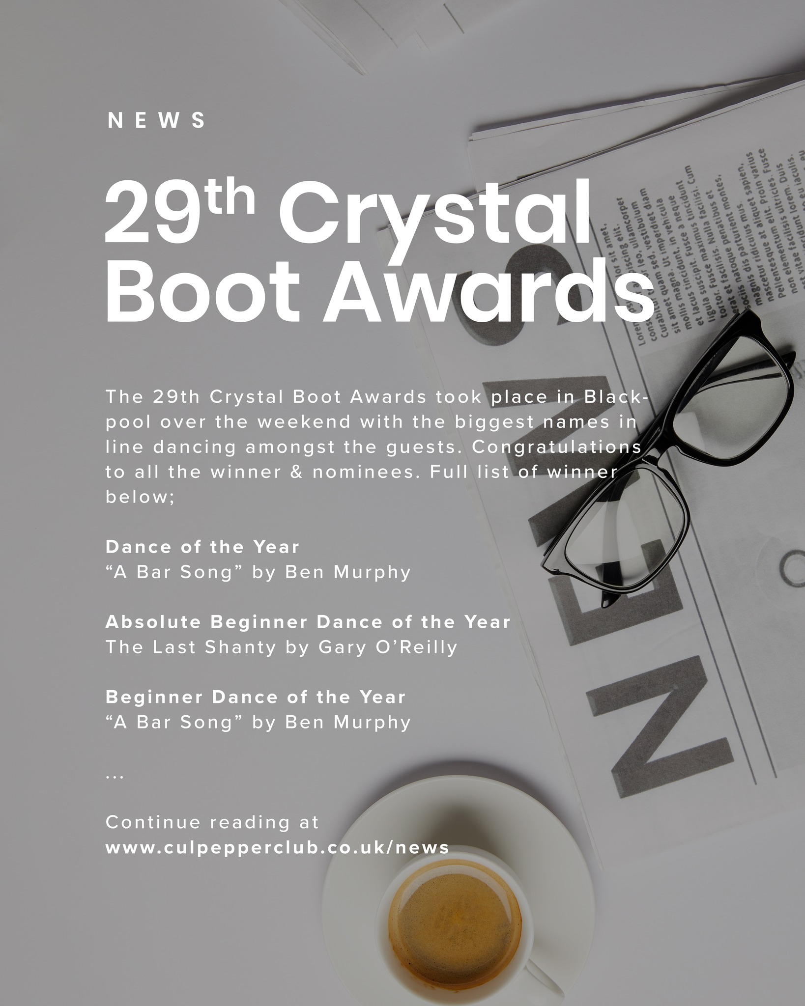 Congratulation to all the winners & nominees at the 29th Crystal Boot Awards which took place this past weekend!
Read the full list of winners on our website - link in bio.
#culpeppersuk #culpepperclub #linedance #linedancing #crystalbootawards #awards #proudtobealinedancer #basildon #essex #dance