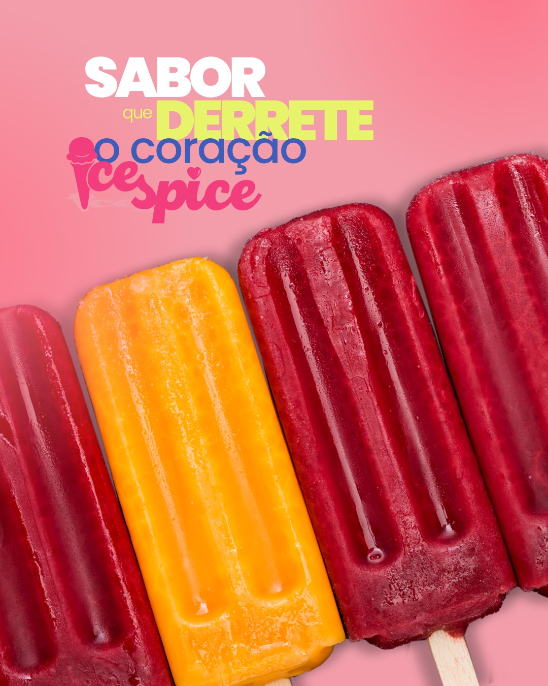 Quando o sabor é verdadeiro...
Ele derrete o coração! 💛❤️
Ice Spice, mais doces do que nunca.