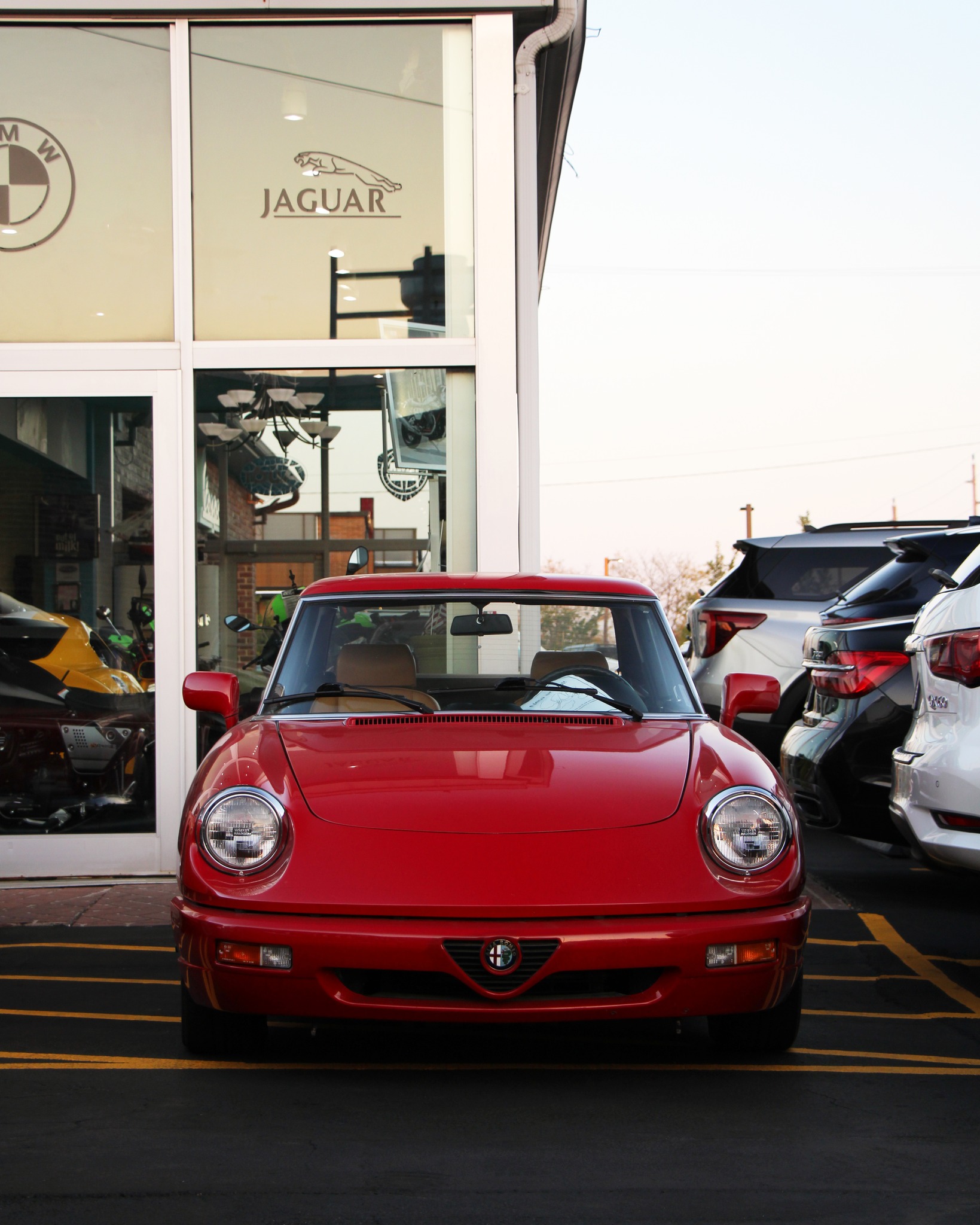 A 1991 Alfa Romeo Spider Veloce for sale at Reina International Auto/ Vespa, Piaggio, Aprilia, Moto Guzzi Milwaukee, my newest client 📸 Located in a suburb of Milwaukee, Reina International Auto sells exotics, classics, sports cars, motorcycles, scooters and more. Be sure to give them a follow!
Visit https://www.reinaintlauto.com/1991-alfa-romeo-spider-veloce-w-hardtop-c-2880.htm for current pricing and more info 💻
#reinaintlauto #reinainternationalauto #alfaromeo #alfaromeospider #alfaromeospiderveloce #alfaromeos #alfaromeoclassic #alfaromeolovers #classicalfaromeo #vintagealfaromeo #luxurycar #luxurycars #luxurylifestyle #luxurygram #luxurylife #luxurystyle #collectorcar #collectorcars #sportscars #sportscar #dreamcar #dreamcars #brookfieldwisconsin #milwaukeewi #milwaukeewisconsin #milwaukeelife #milwaukee