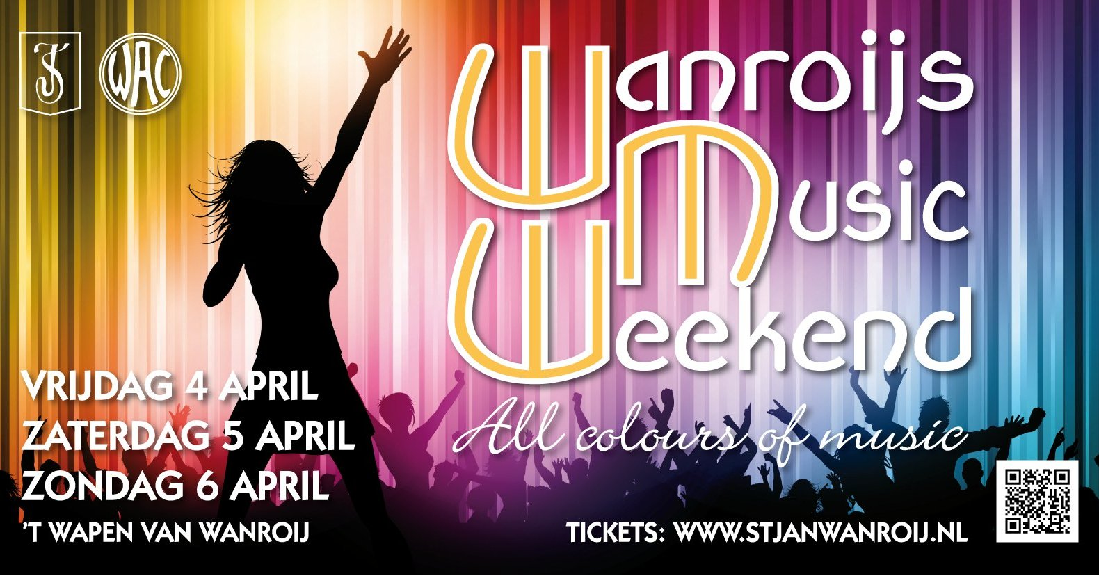 Kaartverkoop Wanroijs Music Weekend groot succes
Als organisatie van het Wanroijs Music Weekend hadden we niet durven dromen dat we zo snel zo veel mensen uit Wanroij, Landhorst en daarbuiten zouden mogen verwelkomen op de 65e verjaardag van het WAC! Met meer dan 830 verkochte kaarten op de eerste verkoopdag gaat het ongetwijfeld een knalfeest worden!
Vijf jaar geleden kon het helaas niet doorgaan, maar nu gaan we dat dubbel en dwars goedmaken. Met 18 topartiesten, de harmonie en slagwerkgroep van ‘St. Jan’ en de feestband ‘FEZZ’ gaan we met het WMW opnieuw een fantastisch voorbeeld neerzetten van saamhorigheid en dorpse gezelligheid van Wanroij en Landhorst. Een groots feest, met een veelzijdig programma en toptalent van eigen bodem; dat is wat iedereen in het weekend van 4, 5 en 6 april zal beleven in ,’t Wapen van Wanroij’!
Bij het plaatsen van dit bericht is de show op zaterdagavond geheel uitverkocht, is er nog een enkel kaartje beschikbaar voor vrijdag en nog een vijftigtal kaarten voor het programma op zondag. Wilt u nog een kaartje kopen, wees er dan heel snel bij. Kaarten à €10,- (incl. een consumptie) blijven zolang de voorraad strekt te koop via www.stjanwanroij.nl. Voor kinderen t/m 12 jaar is de entree gratis en is geen kaartje benodigd.
We zien u graag op 4, 5 of 6 april a.s.!