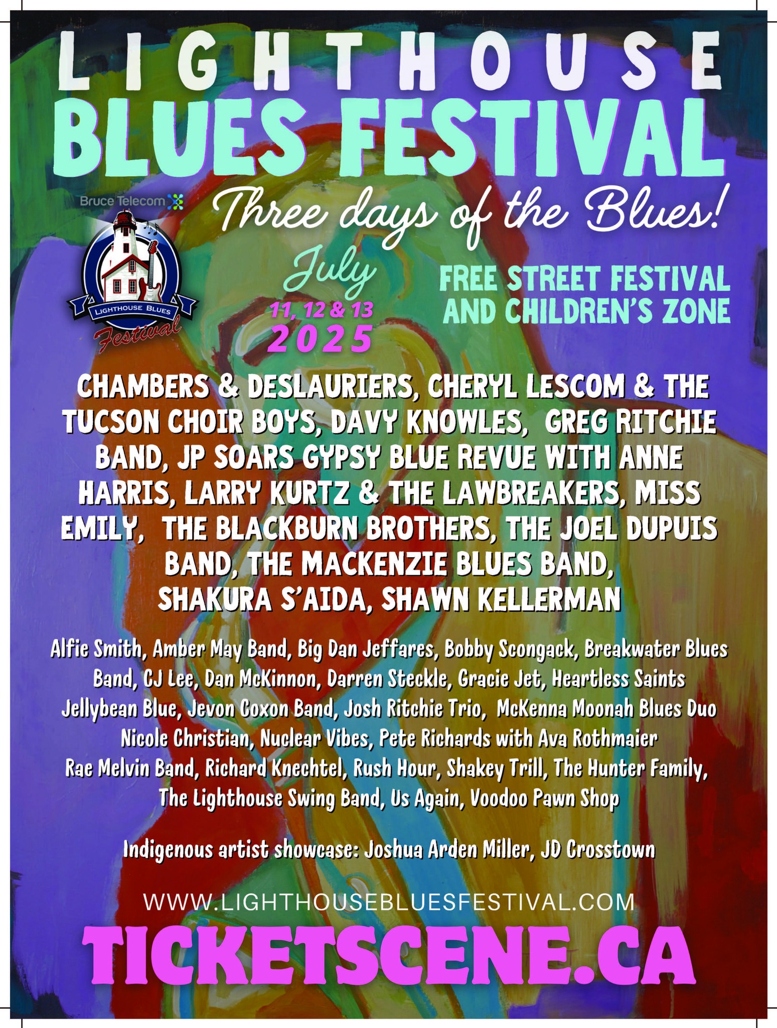 Check out these numbers... Don't miss out on this music40+ artists on 7 seven stages over 3 days! Don't miss out on this musical experience! Get your tickets in advance at Ticketscene.ca TODAY!