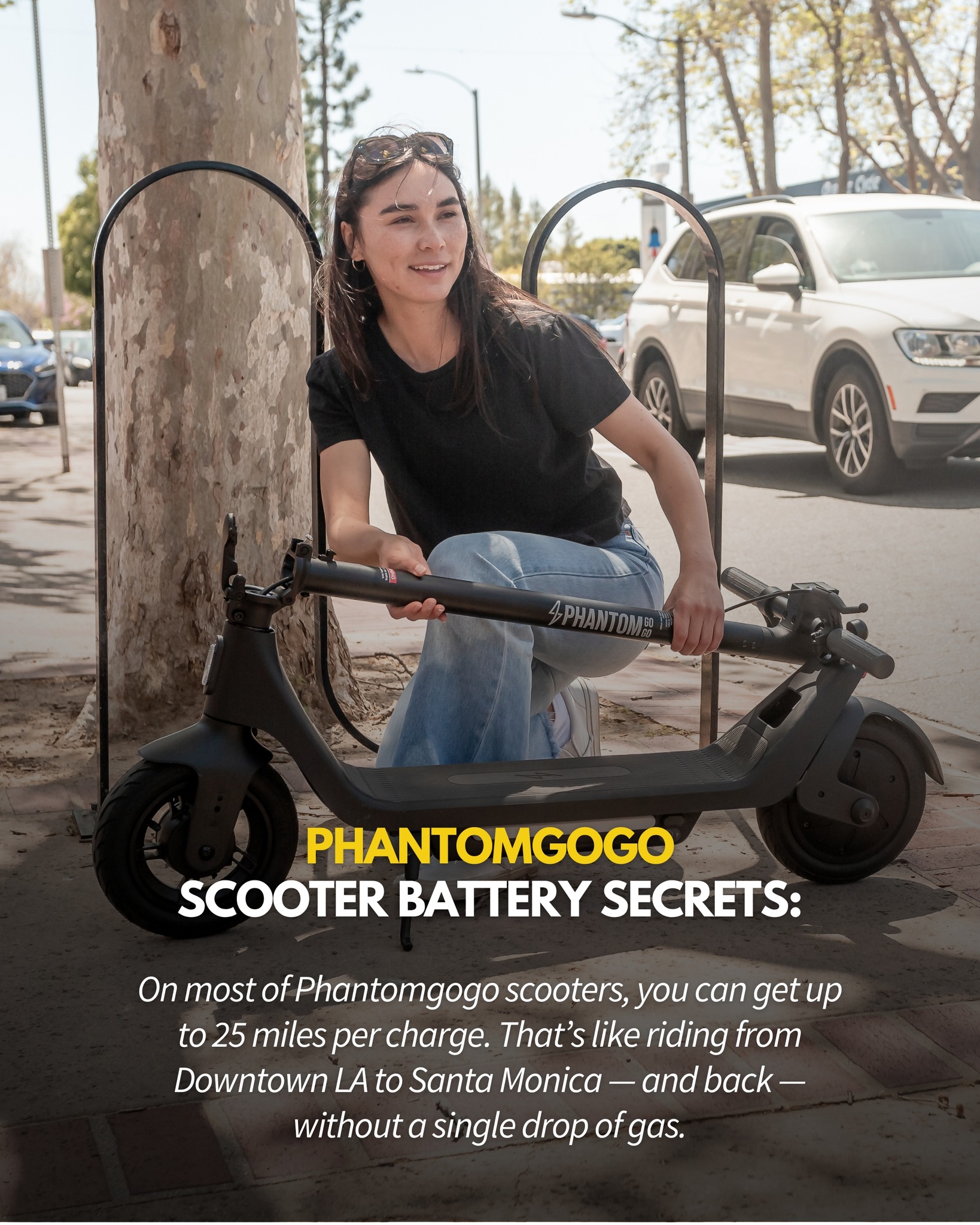 On one full charge, you can ride up to 25 miles on some Phantomgogo scooters.
That’s like riding from Downtown LA to Santa Monica — and back — without a single drop of gas.
#phantomgogo #phantomgogo #ScooterCommunity #viral #ScooterLife #ScooterTips #EcoCommute #withyoualltheway #scootertricks #scooter #scootering #scooterlife #scootergang #scooters #ScooterVibes #scooterist #riders #rider #weehlie
#ScooterLife #PhantomFunFacts #GoElectric #ScooterStats