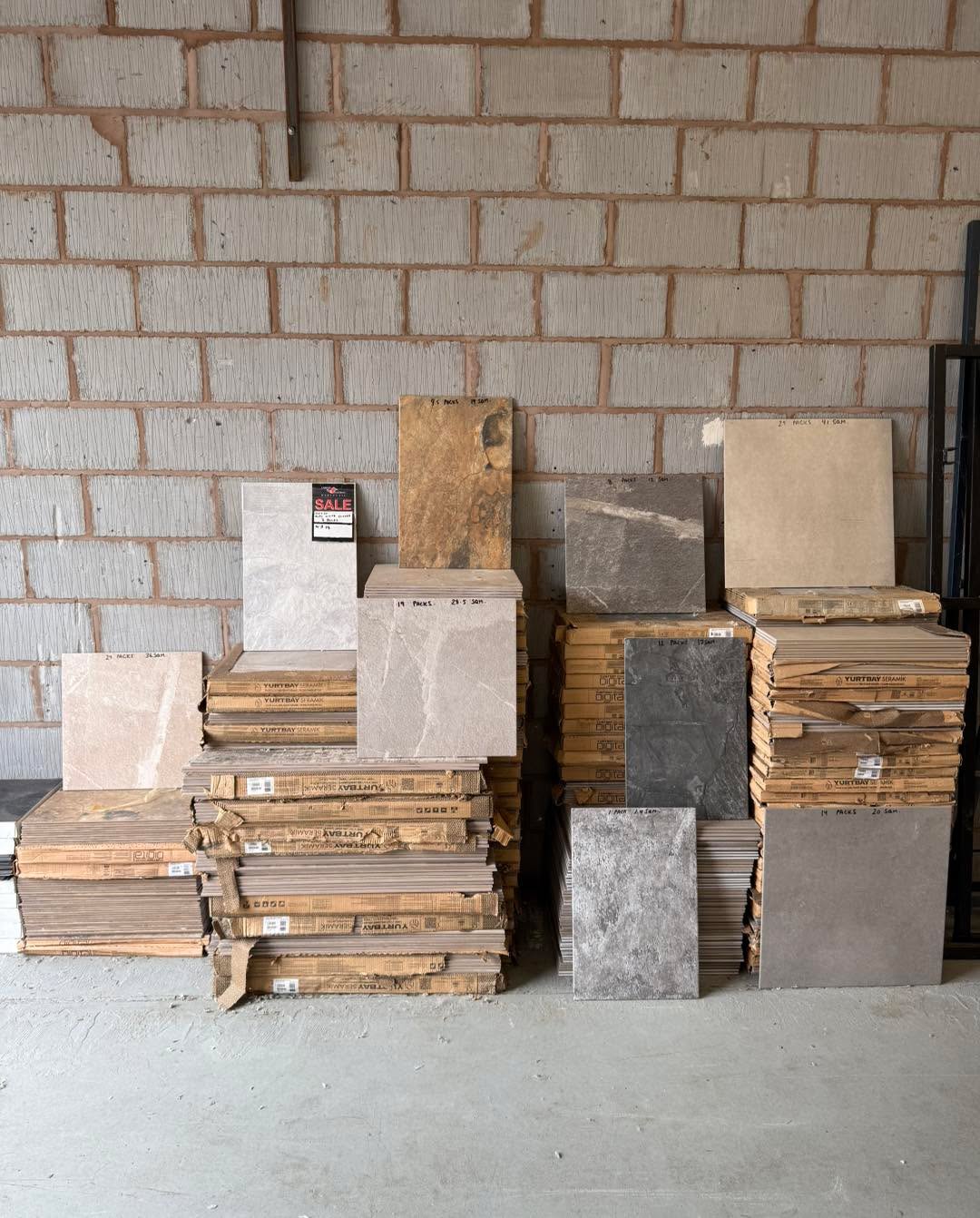 Floor/wall/patio tiles
Only £12sqm
£30 online
Bargains to be had
First come first served
