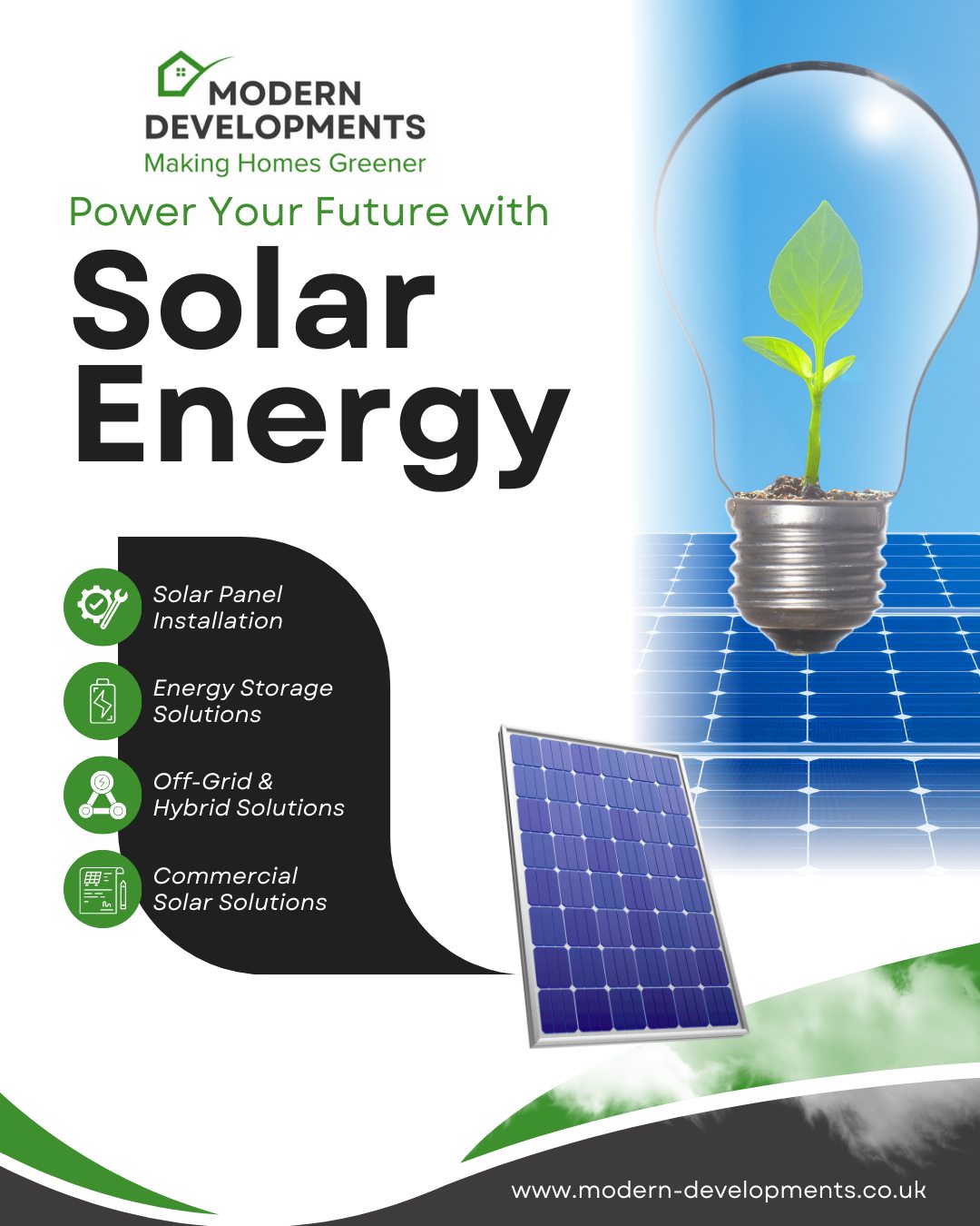 🌞 Imagine powering your home with clean, renewable energy straight from the sun. At Modern Developments, we make that vision a reality with expert solar panel installations tailored to your needs.
Not only do solar panels reduce your carbon footprint, but they also slash your energy bills — saving you money while protecting the planet.
Ready to make the switch to sustainable living? Let’s harness the power of the sun together.
.
.
.
.
#SolarPanels #RenewableEnergy #SustainableLiving #ModernDevelopments #GoGreen #EnergySavings #EcoFriendlyHome