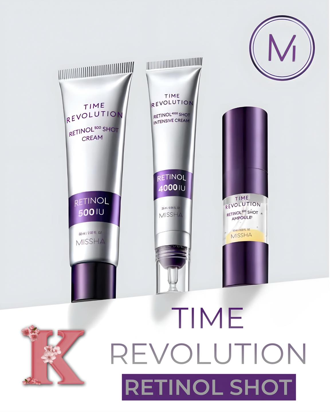 Tu piel, tu historia. La nueva gama Time Revolution Retinol Shot de Missha desafía el pasado, cuida el presente y transforma tu futuro.
Tradición coreana y tecnología de vanguardia se fusionan para congelar el paso del tiempo 🕰 ¡Porque las arrugas son negociables, pero tu resplandor es eterno! ✨
🌙 Restaura, redefine, revoluciona. Es hora de reescribir la historia de tu piel con el poder del retinol.
➡ ¿List@ para el cambio? Dibuja tu mejor versión con Retinol Shot. Compra Time Revolution Retinol Shot online @koreanbeautyshop_eu
#retinolshot #timerevolution #MISSHA #cuidadodelapiel #skincarecoreano #koreanbeautyshop #ReescribeTuHistoria #kbeauty #kbeautyespaña #retinol #retinolskincare #retinolserum #pielmadura #cuidadofacial #rutinafacial #misshaespaña #kbeautyblog #beautylovers #rutinacoreana #pielperfecta #pielsana #belleza #tratamientosfaciales #productosdebelleza #cosmetica #rutinaskincare #koreanbeauty #arrugas #antiedad #kbeautyportugal