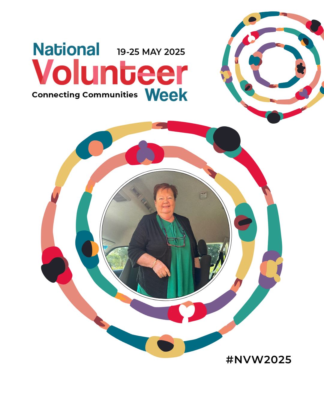“The best way to find yourself is to lose yourself in the service of others.” – Mahatma Gandhi
“A reminder that volunteering not only helps others but also shapes who we are. Thank you, Caladenia volunteers! #NVW2025”