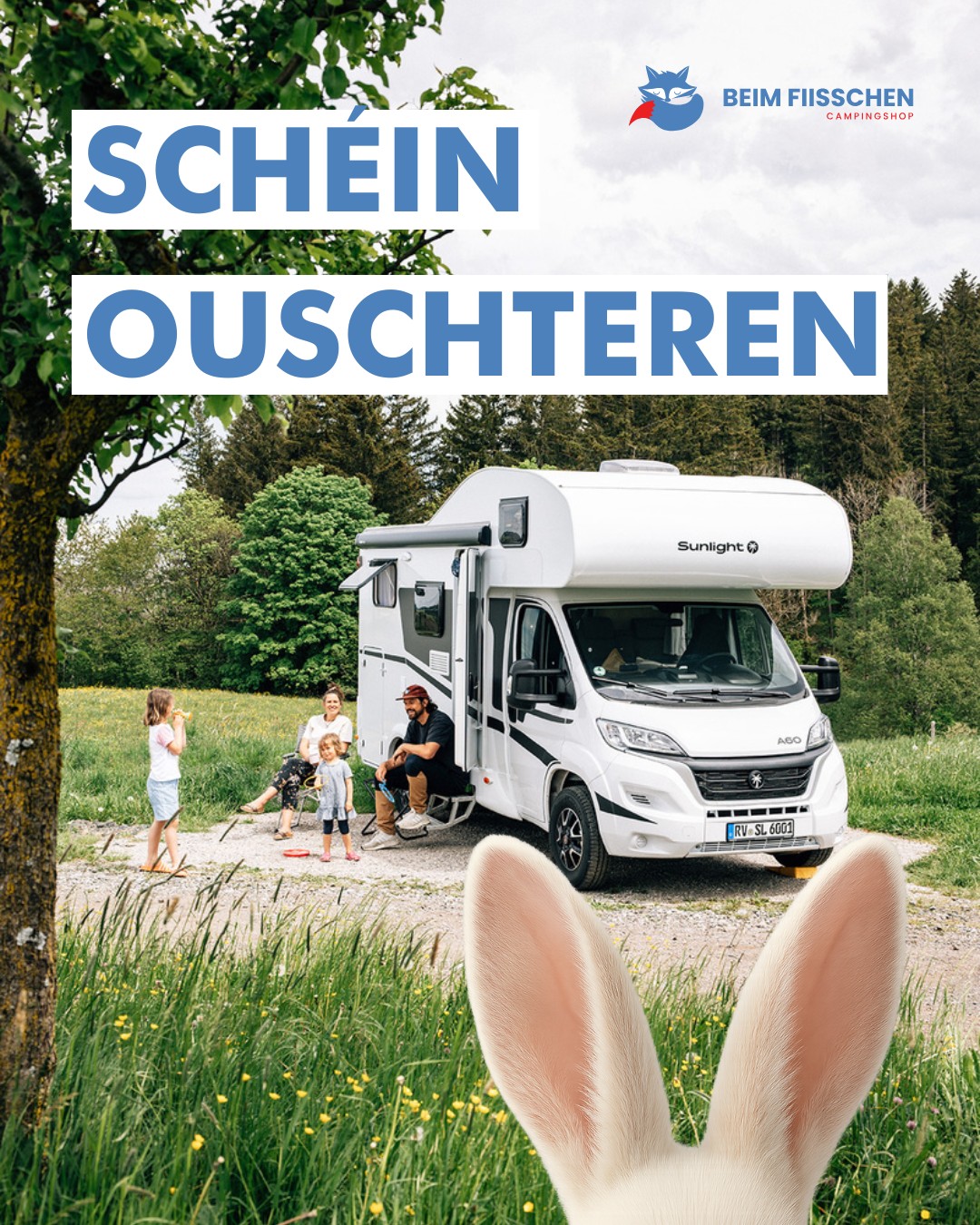 Mir wënschen all eise Camper-Libhaber schéin Ouschteren ! 🚐🐣