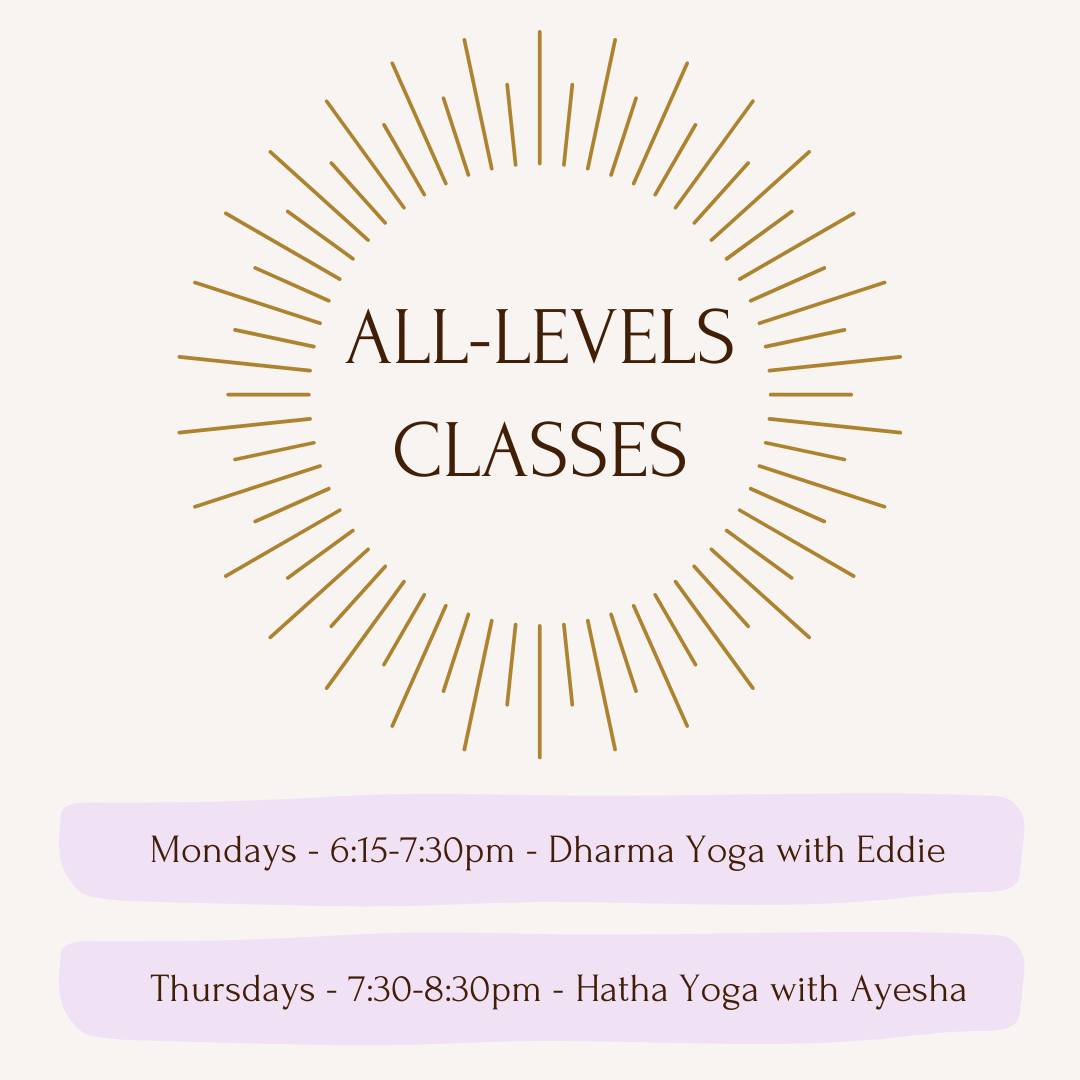 🌟 Yoga for Everyone at Temple of Yoga 🌟
We’re often asked if we run beginners' classes. Instead, we offer inclusive all-levels classes where everyone—from complete beginners to seasoned yogis—can practice together. Why? Because every beginner is different!
✨ Some are active gym-goers or runners.
✨ Others are starting their first movement practice in years.
✨ Beginners range from their 20s to their 60s and beyond!
Rather than separating beginners, we guide students to the class that’s right for them. If you’re looking to start your yoga journey this January, try one of our all-levels classes:
🧘♀️ Monday: Dharma Yoga
⏰ 6:15 PM – 7:15 PM
A dynamic class that breaks down postures and offers alternatives for most bodies. Practicing with experienced yogis is inspiring—and as Sri Dharma says, we can “learn tricks” from one another!
🧘♂️ Thursday: Hatha Yoga
⏰ 7:30 PM – 8:30 PM
A slower-paced class with props and plenty of guidance. Perfect for beginners and experienced practitioners to explore and deepen their practice.
✨ Why Join Us?
Yoga is about connection and growth. Practicing together inspires us all to learn and support one another.
🌍 Plus, 20% of class fees go to charity, and we offer two free community passes per class for anyone in need—no questions asked.
📍 Start your yoga journey this January at Temple of Yoga, Banbury. DM us to book your spot or just drop in! 💛
#YogaForEveryone #InclusiveYoga #BanburyYoga #YogaBanbury #banbury #banburybusiness #banburyshire