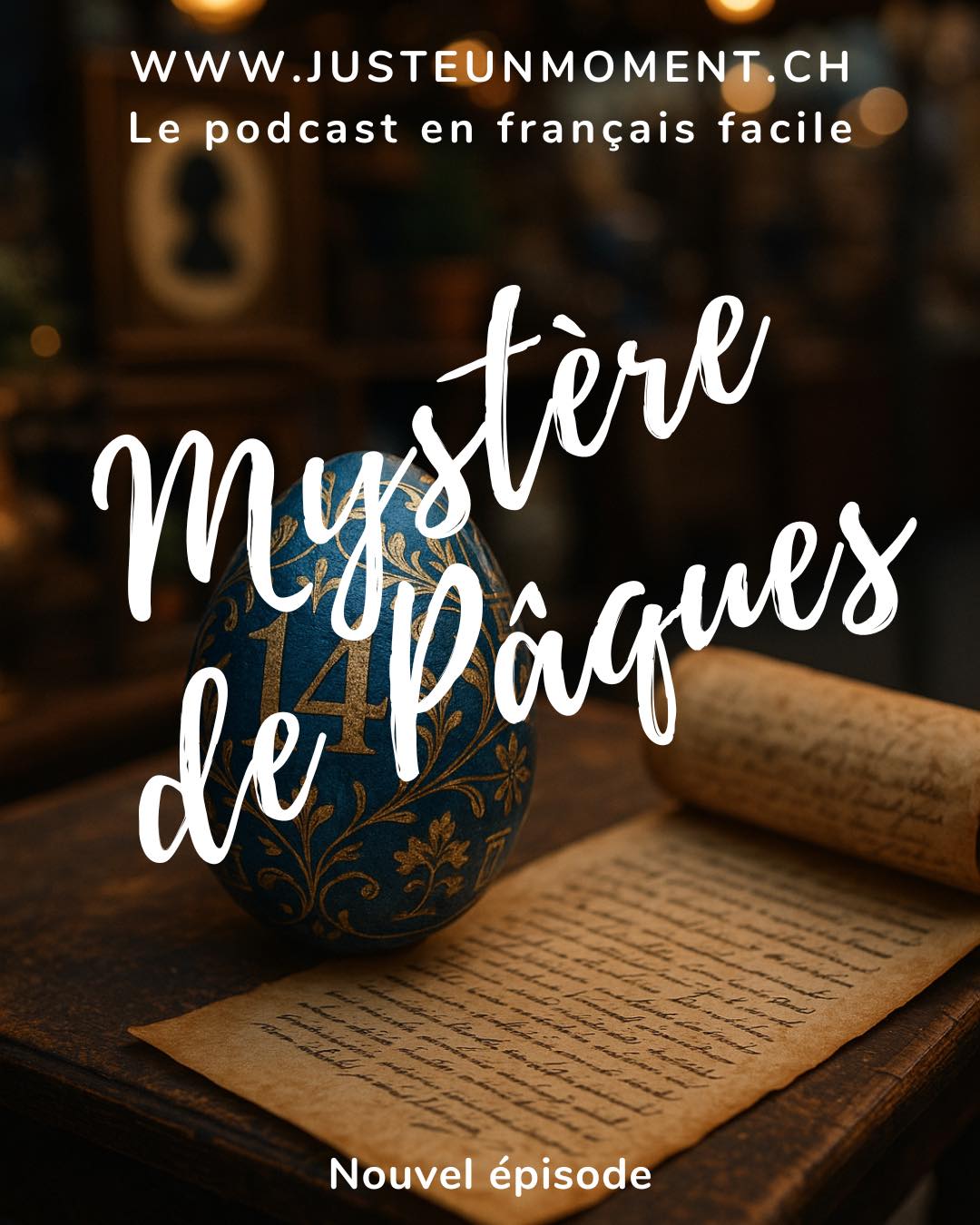 Dans ce nouvel épisode, je te raconte une histoire mystérieuse sur le thème de Pâques.