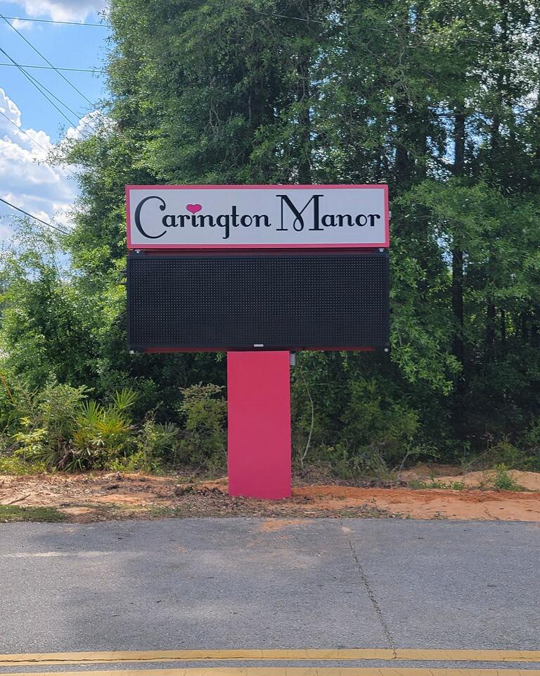 Carington Manor
Crestview, Florida
LED SIgn cabinet and LED board from the ground up
thanks again to our awesome crew for knocking out another project
if you need a hand with your sign project please give us a
text ( 850.398.1712 )
or an
email ( team850Signs@gmail.com )
#850Signs #CaringtonManor, #crestview, Florida
