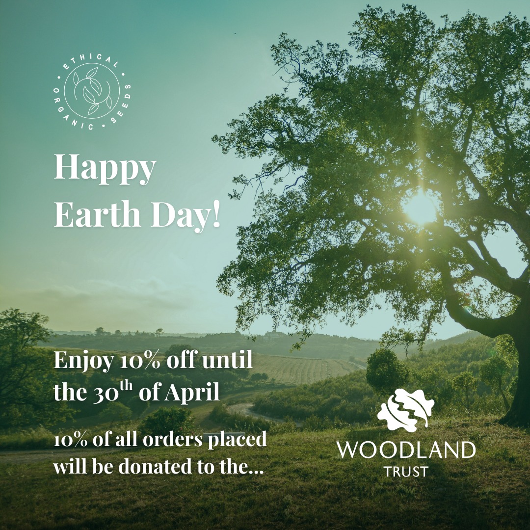 Happy Earth Day! 🌍 Every year, with your help, we raise funds on Earth Day for important environmental causes...
This year, we have decided to donate to the Woodland Trust.
More than 1,000 irreplaceable ancient woods have been threatened by development over the last 10 years.
And there are weak levels of legislative protection for our most precious woods. Dwindling grant funding is adding to the pressure.
Donations to the Woodland Trust go towards protecting these incredible, precious trees.
Until the 30th of April you can enjoy 10% off our seeds and we will donate 10% of every order to the Woodland Trust 🌳
Please go to www.ethicalorganicseeds.co.uk/shop to grab some discounted seeds and help support our fundraising efforts 💚
Thank you for your support! 🌱
#earthday2025 #organicseeds #seedstarting #allotmentuk #growyourown #allotmentlove #allotmentlife #growyourownveggies #vegetablegardeningtips #gyo