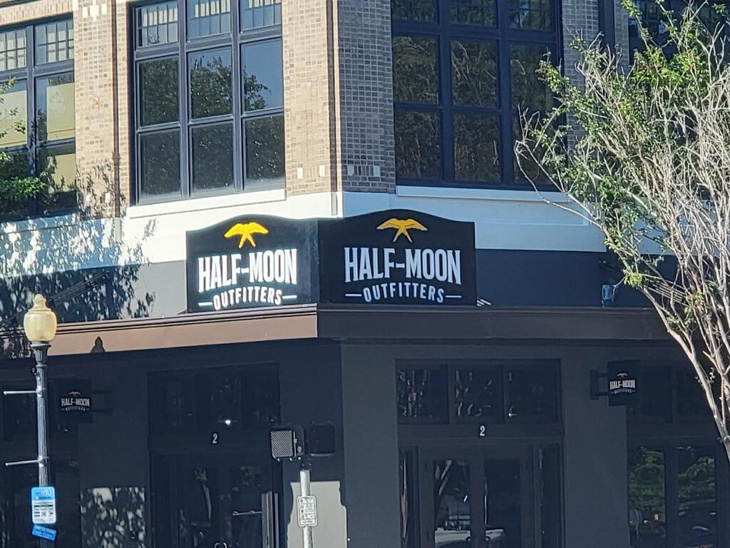 Half-Moon Outfitters
Pensacola, FL
LED SIgn ( more to come )
thanks again to our awesome crew for knocking out another project
if you need a hand with your sign project please give us a
text ( 850.398.1712 )
or an
email ( team850Signs@gmail.com )
#850Signs #HalfMoonOutfitters #pensacolaflorida