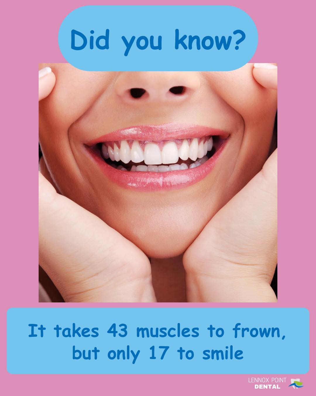 Turn that frown upside down!
Smiling not only brightens your day but it also takes less effort 🙃😃
#smile #smiling #brightenyourday #localdentist #northernrivers #lennoxhead #lennoxpointdental