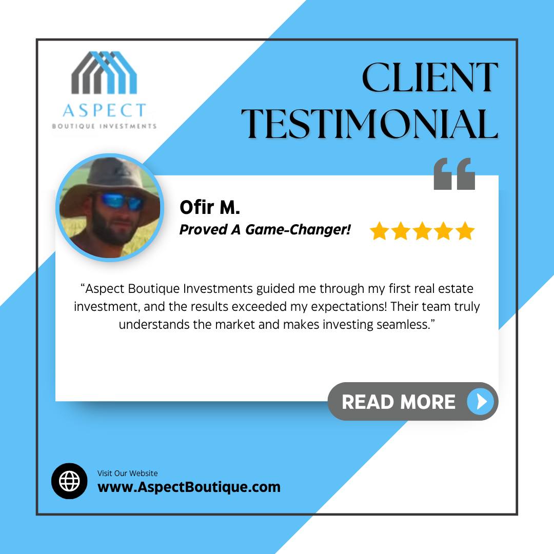 Weâre proud to deliver more than just results â we deliver confidence, clarity, and care every step of the way.
Thank you to our incredible clients for trusting Aspect Boutique Investments with your future.
#ClientSuccess #BoutiqueInvesting #AspectInvestments #RealEstateStrategy #PassiveIncome #ClientReview #WeDoThingsDifferently
