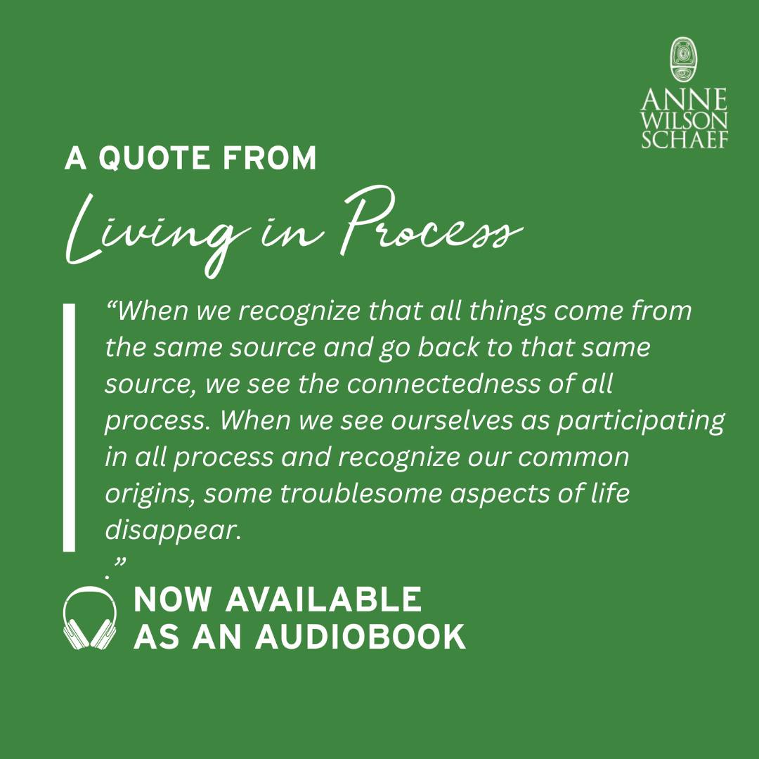 When we recognize that all things come from the same source and go back to that same source, we see the connectedness of all process. When we see ourselves as participating in all process and recognize our common origins, some troublesome aspects of life disappear. #allthingsareconnected #spirituality #participation