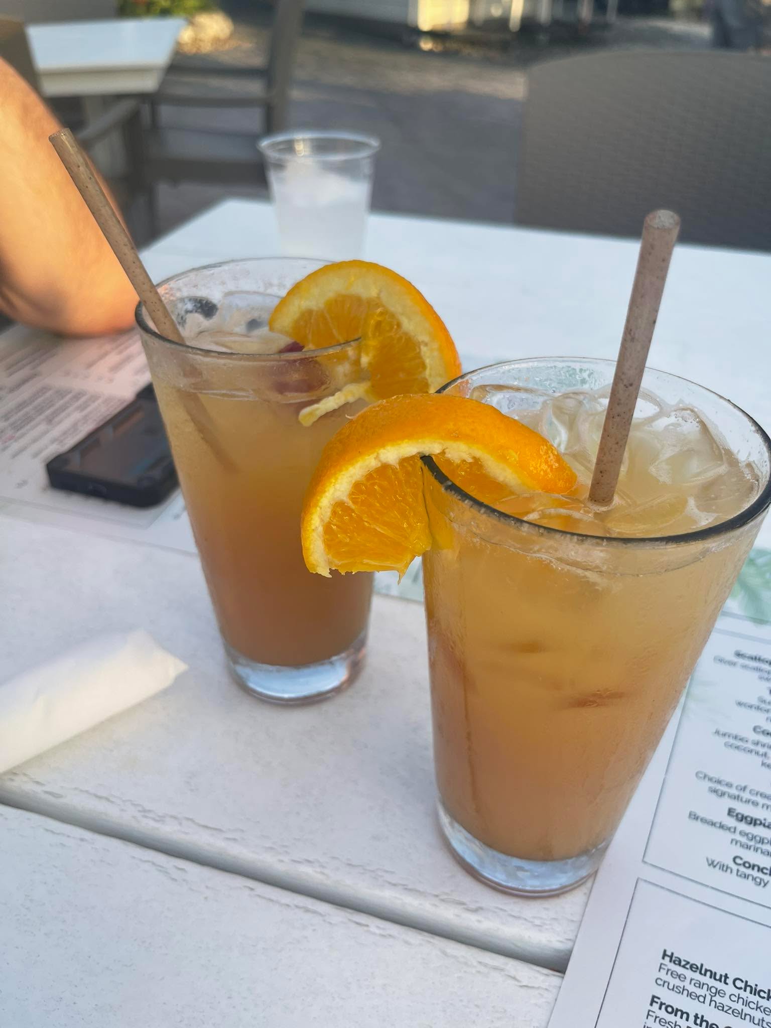 Rum punch tastes the same. Now we need Richard Goldin here to spike it with extra rum…