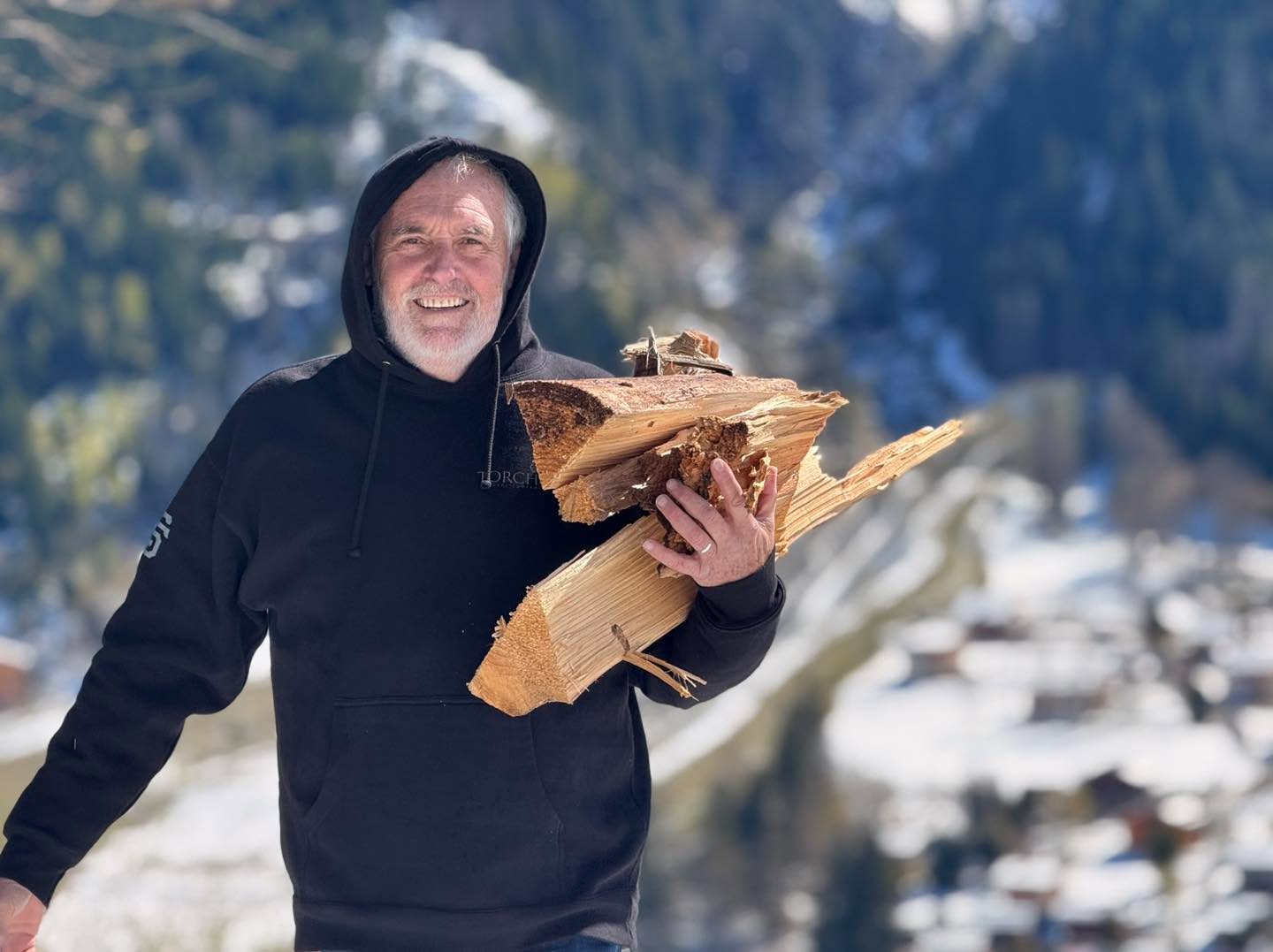 Family time for Easter near Mont Blanc.