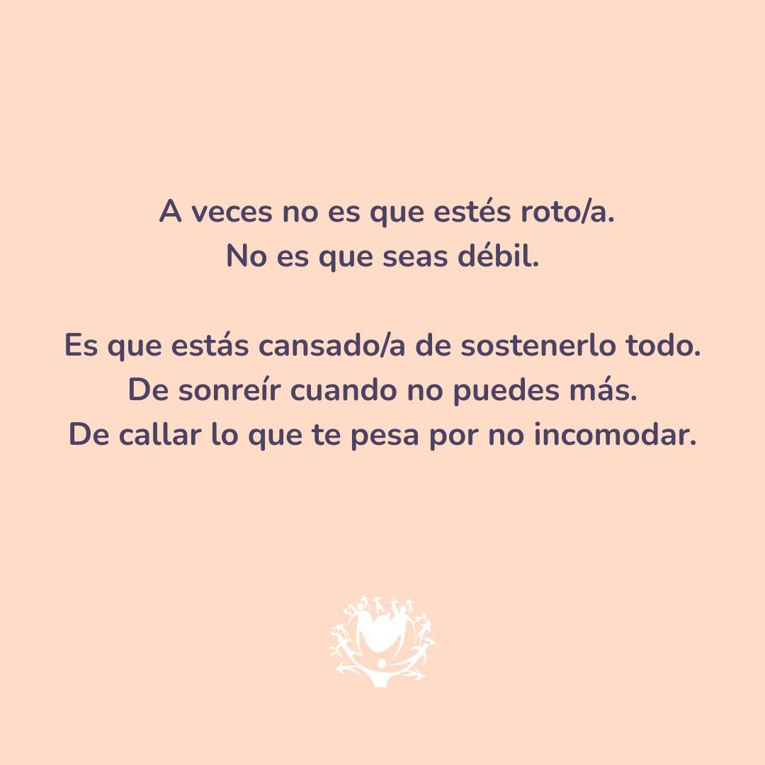 A veces, solo necesitas un espacio seguro donde puedas soltar, entenderte, reconstruirte. ❤
📲638342739
📧 info@pensamentpsicologia.com
#pensament #psicologia #centropsicología #cursos #talleres #recursospsicológicos #asesoramiento #tratamiento #terapia #ayuda #alcoy #centropsicologico #psicologiaalcoy #psicologosalcoy #terapia #terapiacognitivoconductual #terapiaonline #bienestaremocional #saludmental #autocuidado #ansiedad #depresión #pedirayudaesdevalientes #noestássolo