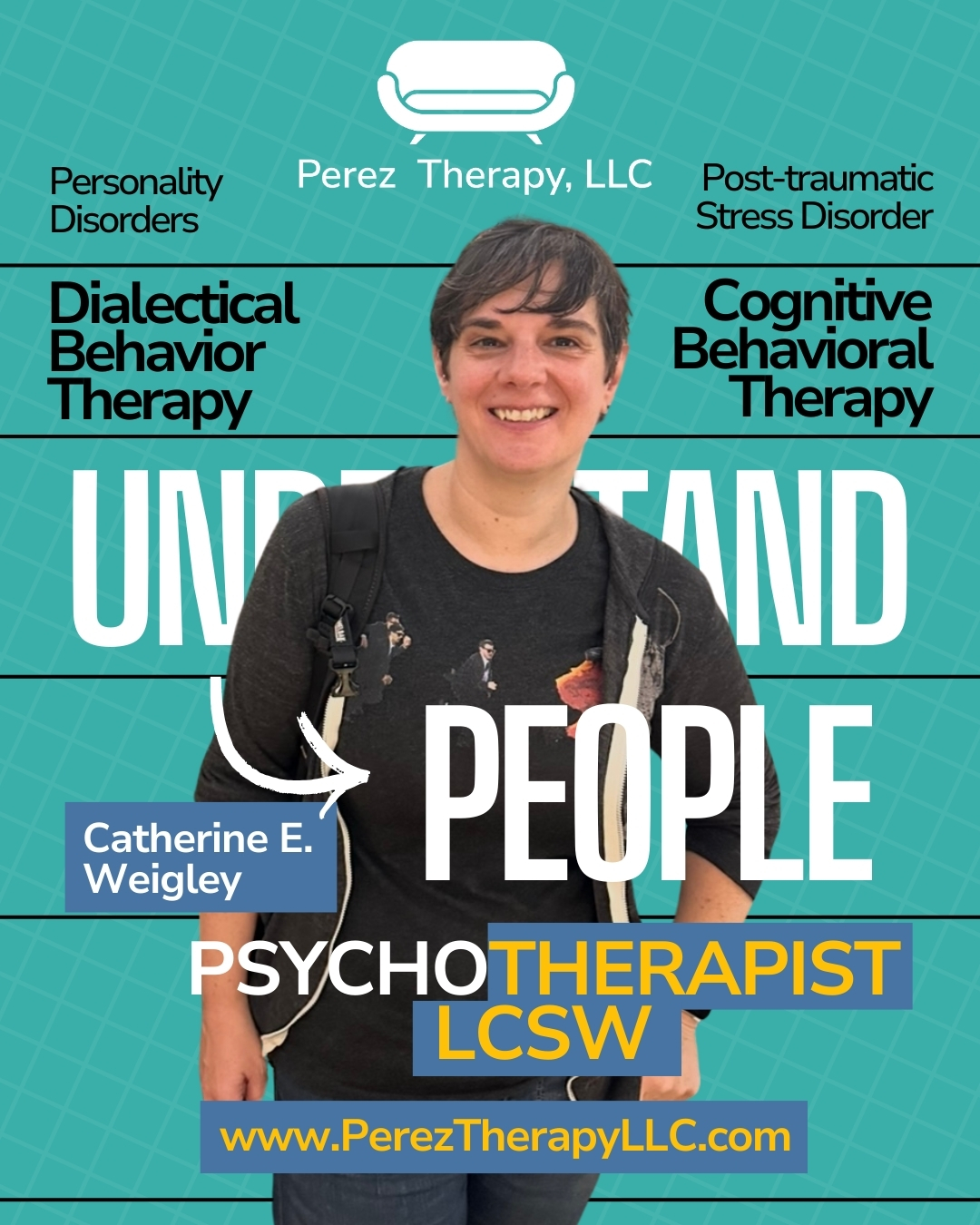 Struggling with intense emotions, impulsive reactions, or unhelpful thought patterns? You’re not alone — and there’s support that actually works. 💬✨
At Perez Therapy, Catherine E. Weigley, LCSW, brings her expertise in DBT and CBT to help clients manage distress, improve relationships, and shift the way they respond to life’s challenges. Whether you're dealing with anxiety, BPD, trauma, or mood swings, these evidence-based therapies can help you build real, lasting change.
🧠 Start learning the skills that lead to a calmer mind and a more connected life.
#DBTTherapy #CBTTherapy #MoodDisorder #PhillyTherapist #MentalHealthSupport #BorderlinePersonalityDisorder #TraumaRecovery #AnxietyHelp #Therapy #HealingIsPossible #TherapyThatWorks #PerezTherapyLLC