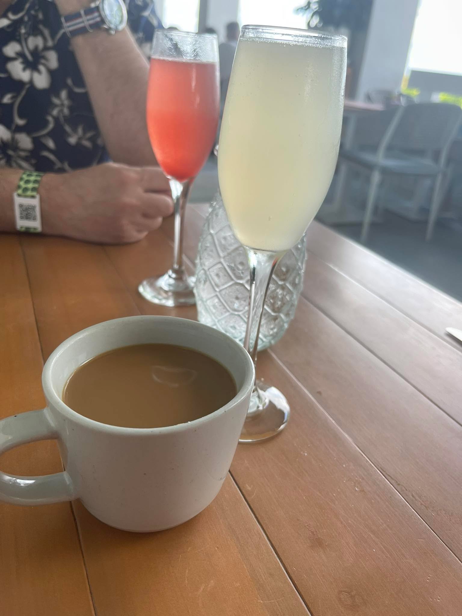 Mimosa + coffee - do dumb stuff faster