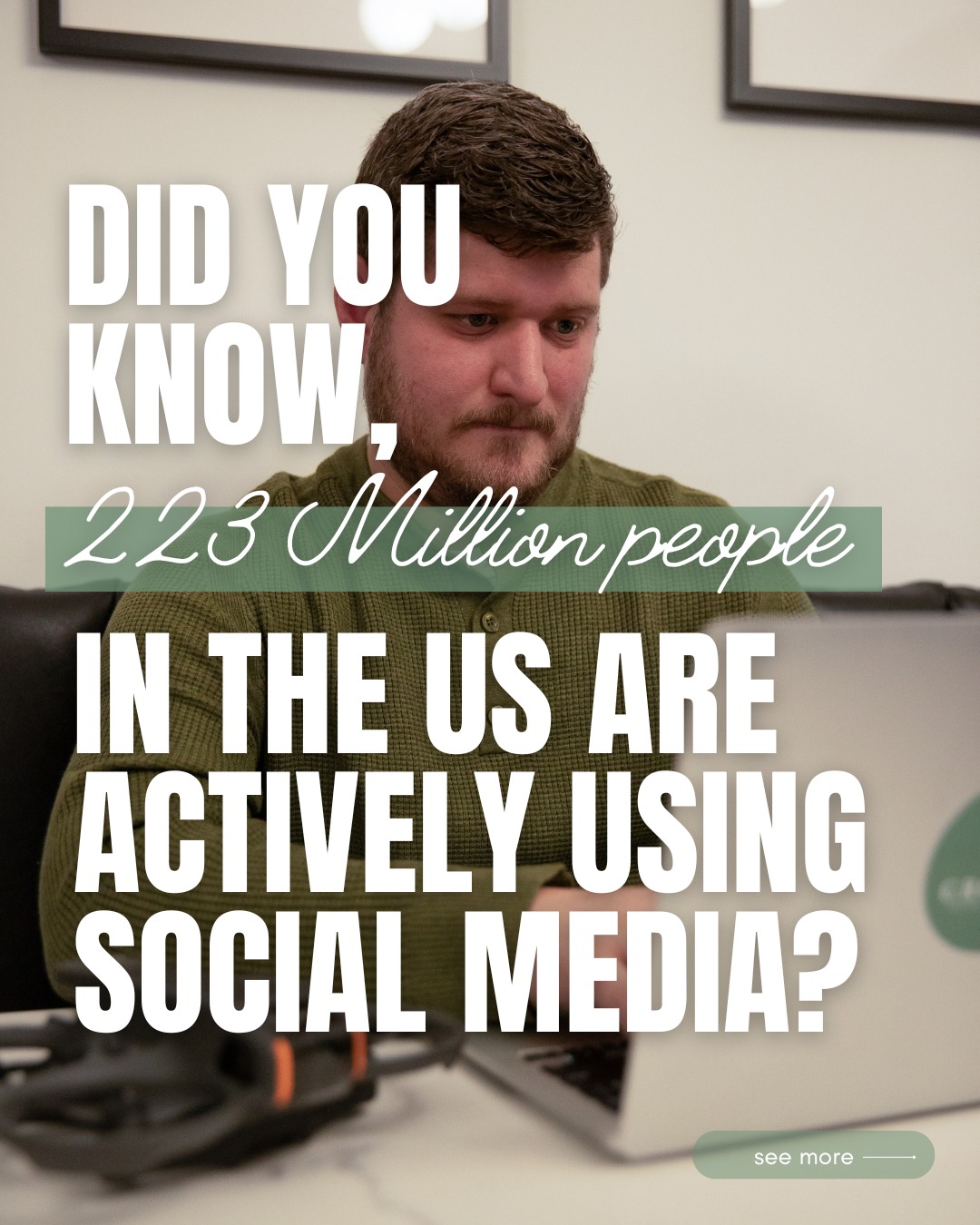 Did You Know?
73% of the U.S. population is actively using social media.
That’s millions of potential customers scrolling, searching, and discovering businesses like yours every single day.
So the real question is — how are YOU using social media to elevate your business?
📈 If your strategy feels stuck or scattered, we’re here to help.
Let’s build a plan that actually works — tailored, intentional, and made to grow your brand.
👉 DM us or click the link in bio to get started!