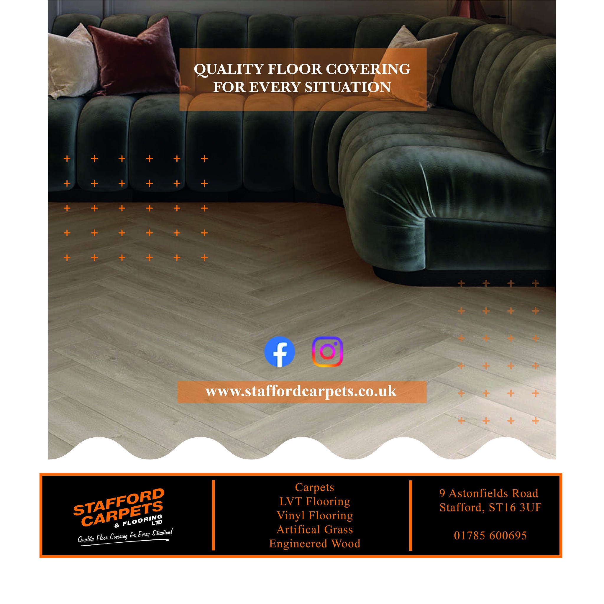 𝐒𝐓𝐀𝐅𝐅𝐎𝐑𝐃 𝐂𝐀𝐑𝐏𝐄𝐓𝐒 𝐀𝐍𝐃 𝐅𝐋𝐎𝐎𝐑𝐈𝐍𝐆
𝐒𝐓𝐀𝐅𝐅𝐎𝐑𝐃 𝐍𝐔𝐌𝐁𝐄𝐑 𝟏 𝐅𝐋𝐎𝐎𝐑𝐈𝐍𝐆 𝐒𝐇𝐎𝐏
VISIT us today - 𝟗 𝐀𝐬𝐭𝐨𝐧𝐟𝐢𝐞𝐥𝐝𝐬 𝐑𝐨𝐚𝐝, 𝐒𝐭𝐚𝐟𝐟𝐨𝐫𝐝, 𝐒𝐓𝟏𝟔 𝟑𝐔𝐅
We stock a wide range of flooring for all your needs, from Carpets to LVT Flooring and everything in between. Our showroom on Astonfields has samples of our ranges so you can browse at your own leisure.
We have expert fitters available; they will fit your flooring to our usual high standards, just ask when ordering your flooring. 𝘗𝘳𝘪𝘤𝘪𝘯𝘨 𝘥𝘦𝘱𝘦𝘯𝘥𝘴 𝘰𝘯 𝘵𝘩𝘦 𝘴𝘪𝘻𝘦 𝘰𝘧 𝘵𝘩𝘦 𝘧𝘭𝘰𝘰𝘳𝘪𝘯𝘨 𝘵𝘰 𝘣𝘦 𝘧𝘪𝘵𝘵𝘦𝘥.
𝑯𝒐𝒎𝒆 𝒂𝒑𝒑𝒐𝒊𝒏𝒕𝒎𝒆𝒏𝒕𝒔 𝒂𝒓𝒆 𝒂𝒗𝒂𝒊𝒍𝒂𝒃𝒍𝒆 𝒗𝒊𝒂 𝒐𝒖𝒓 𝒘𝒆𝒃𝒔𝒊𝒕𝒆
𝒉𝒕𝒕𝒑𝒔://𝒘𝒘𝒘.𝒔𝒕𝒂𝒇𝒇𝒐𝒓𝒅𝒄𝒂𝒓𝒑𝒆𝒕𝒔.𝒄𝒐.𝒖𝒌/𝒃𝒐𝒐𝒌-𝒐𝒏𝒍𝒊𝒏𝒆
To browse our ranges visit our website
https://www.staffordcarpets.co.uk/
#carpet #interiordesign #rug #homedecor #rugs #flooring #carpetcleaning #design #carpets #interior #home #karpet #cleaning #decor #handmade #carpetdesign #homedesign #art #karpetmurah #handmaderugs #interiordesigner #furniture #interiors #decoration #clean #like #persianrug #flooringideas #hal #vinyl