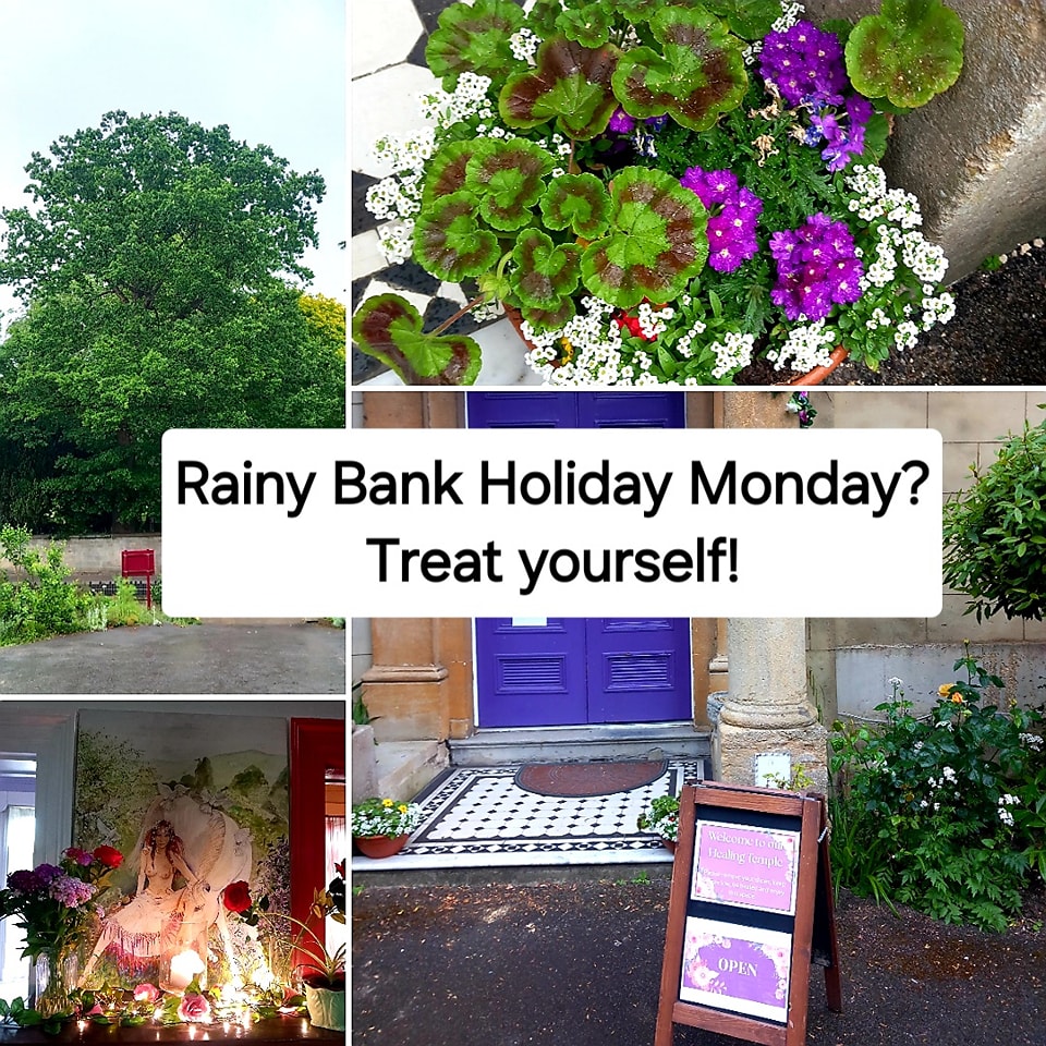 💜 We are open today Bank Holiday Monday!
💜 Just drop in for readings, healing and massage, treat yourself on a rainy day!
#healing #Goddesstemple #avalon #somerset #ladyofavalon #Glastonbury