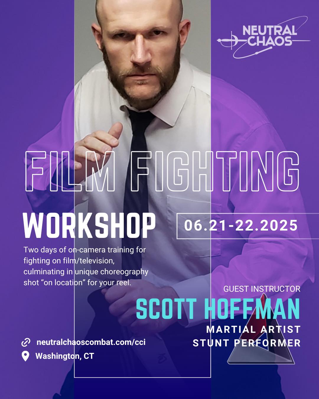 Instructor Announcement: @amp_scott of AMP Action Films, is a lifelong martial artist and the owner of Adaptive Movement Parkour. Stunt Performer credits include The Equalizer, Fallout and Mr. & Mrs. Smith. More info and registration at link in bio.
#fightsonfilm #actionactor #stunts #nycactor #fighttraining #stuntactor