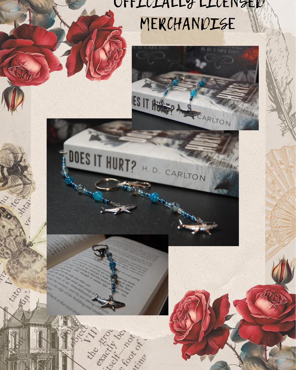 Here’s a highlight of one of my handmade officially licensed products for H.D. Carlton. If you’re a fan of her Does it Hurt? book then you need these to complete your reading experience!
Want to see them all? Click here for the direct link to all my licensed merchandise! https://www.encydesigns.com/category/licensed-merch
#doesithurt #hdcarltonauthor #booktok #darkromancereads #hauntingadeline #huntingadeline #catandmouseduet #catandmouse #darkromancereaders #ilovewhatido