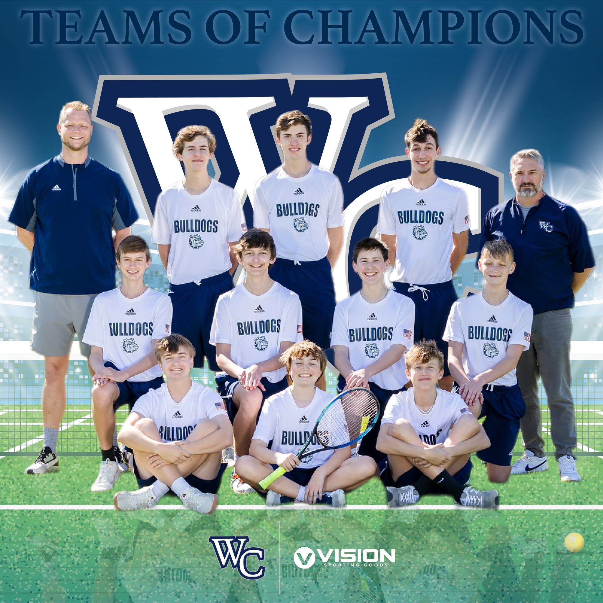 🎾✨ Serving up success with @wakechristian!
We’re thrilled to outfit these incredible teams as part of our ongoing partnership. From hard-fought matches to team spirit, these Bulldogs remind us what it means to play with passion and purpose.
💥 Let’s hear it for these champions! 💥
Tag a teammate who inspires you. 🐾
#WakeChristian #Bulldogs #TeamsOfChampions #VisionSportingGoods #PurposeBeyondTheGame #GameOn