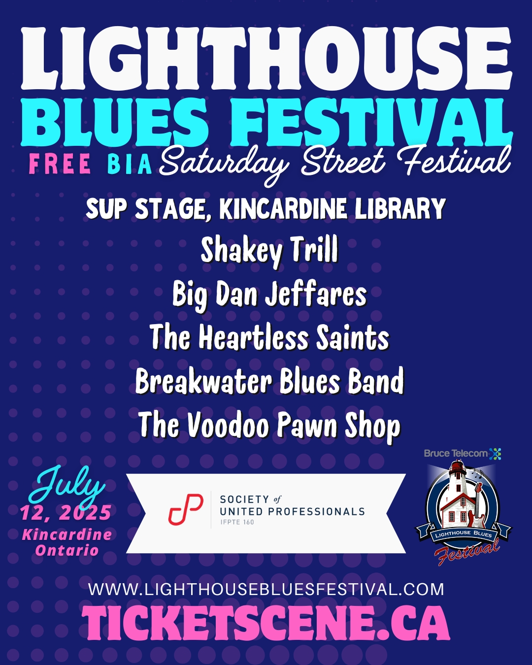 Just one of our 5 stages at our free BIA Saturday Street Festival , July 12, featuring 22 talented artists. Thank you Society of United Professionals @thesocietysays for your continued support!