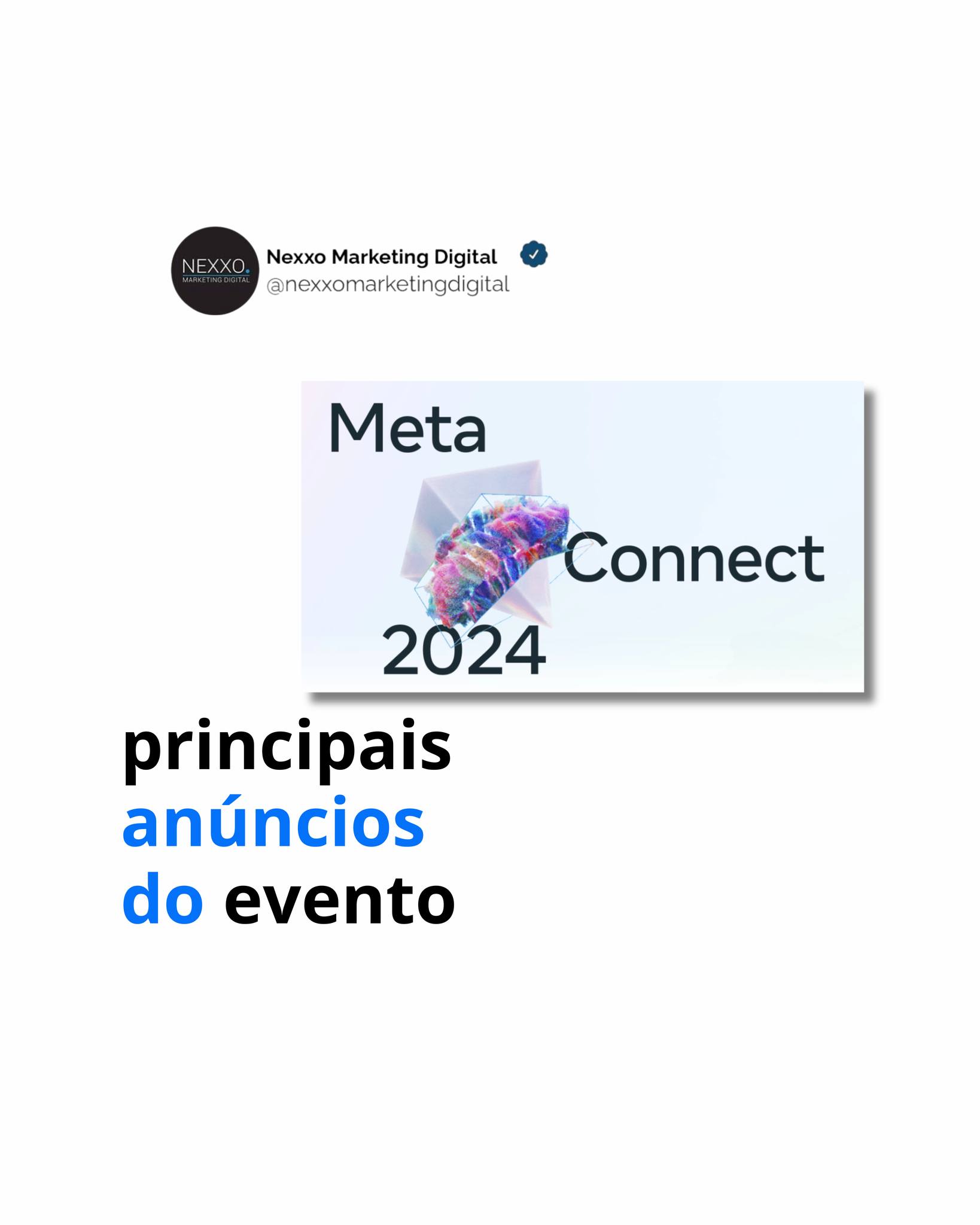 São muitas e interessantes novidades reveladas no Meta Connect 2024
Na última quarta-feira (25), ocorreu o Meta Connect 2024, o evento anual da meta sobre as principais novidades da empresa, geralmente com foco nas tecnologias IA.
Vamos conferir abaixo as principais novidades anunciadas no Meta Connect:
Óculos Orion
O novo óculos Orion usa projetores Micro LED dentro da armação e emite imagens na frente dos seus olhos por meio de guias de onda nas lentes. A Orion tem os mesmos tipos de recursos de IA generativa
Headset VR Quest 3S mais barato anunciado no Meta Connect 2024
O novo modelo VR Quest 3S será lançado por US$ 299, um valor semelhante ao modelo Quest 2. O motivo do valor mais baixo em relação ao modelo Quest 3 é a ausência de sensor de profundidade e tela de resolução menor. Com os novos modelos, o Meta irá descontinuar a linha Quest 2 e Quest PRO.
Novos recursos com óculos Ray-Ban da Meta
Os elegantes (e caros) óculos inteligentes Ray-Ban do Meta terão novas atualizações de software que adicionam um recurso de Lembretes bastante aguardado por usuários. Atualmente, os óculos custam entre US$ 299,00 e US$ 499, dependendo do modelo.
Imagens de IA em seus feeds do Facebook e Instagram
Em breve, seus feeds do Facebook e Instagram incluirão conteúdo gerado pela Meta AI “com base em seus interesses ou tendências atuais dos usuários. Entre eles estão sugestões de imagens de perfis e fotos com base em suas diferentes postagens.
Celebridades emprestam suas vozes para o Meta IA
No Meta Connect 2024, a empresa anunciou a adição de vozes trazendo novas celebridades com versões de IA delas mesmas na Meta AI, incluindo Awkwafina, John Cena, Keegan-Michael Key, Kristen Bell e outros.
Novo modelo Llama com processamento de imagem
No Meta Connect 2024, a empresa lançou uma nova versão do modelo Llama, agora com a capacidade crucial de processar visuais. Embora essa funcionalidade já esteja disponível nos concorrentes há um ano, essa atualização representa um avanço significativo para o modelo da Meta. Além disso, a nova versão está disponível em pacotes menores, otimizados para dispositivos móveis.
Fonte: Gamearena
#meta #metaconnect2024