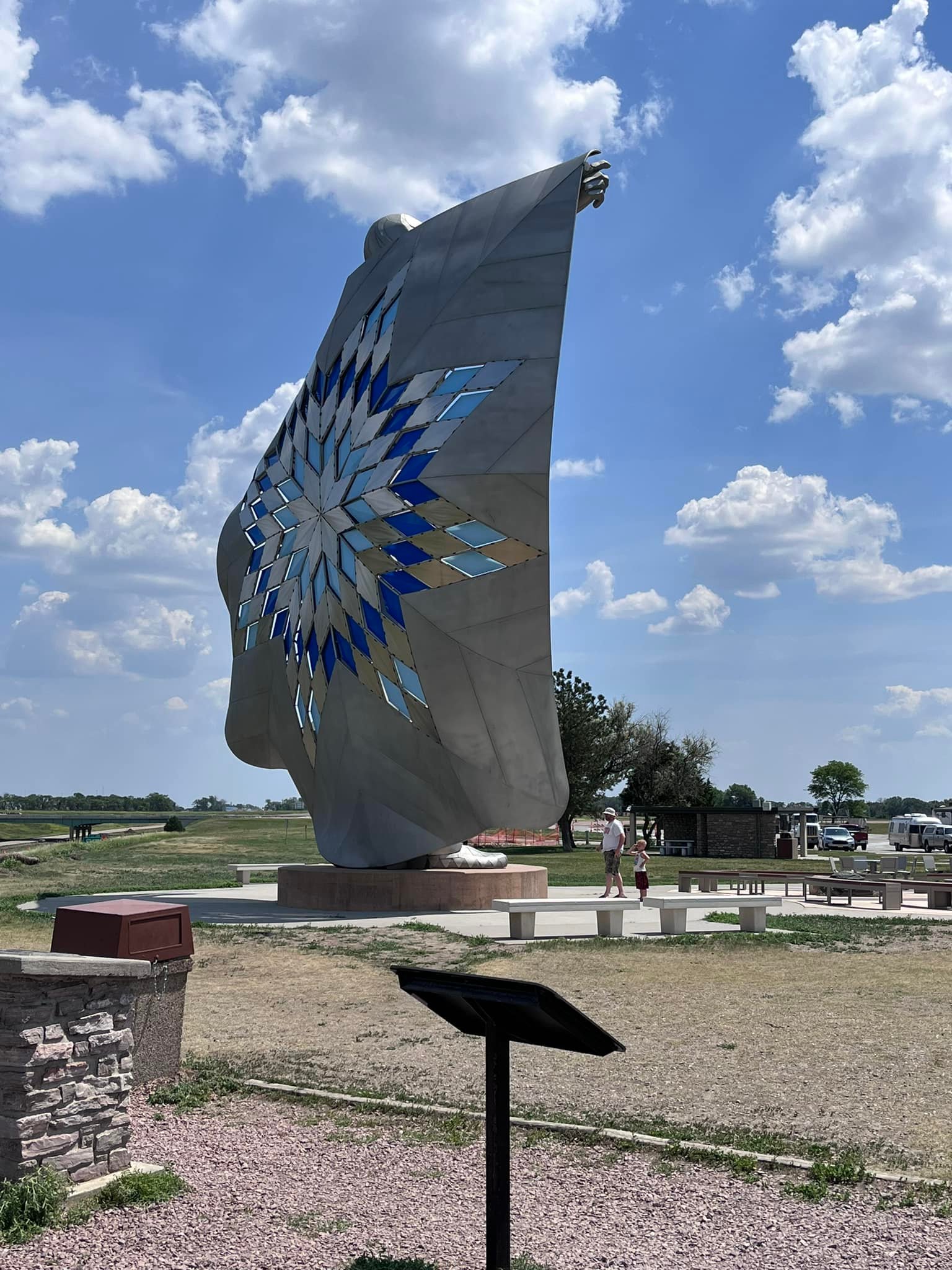 Dignity Today. Had to miss my Rushmore cause of a nail in the tire, But we did get to see this!